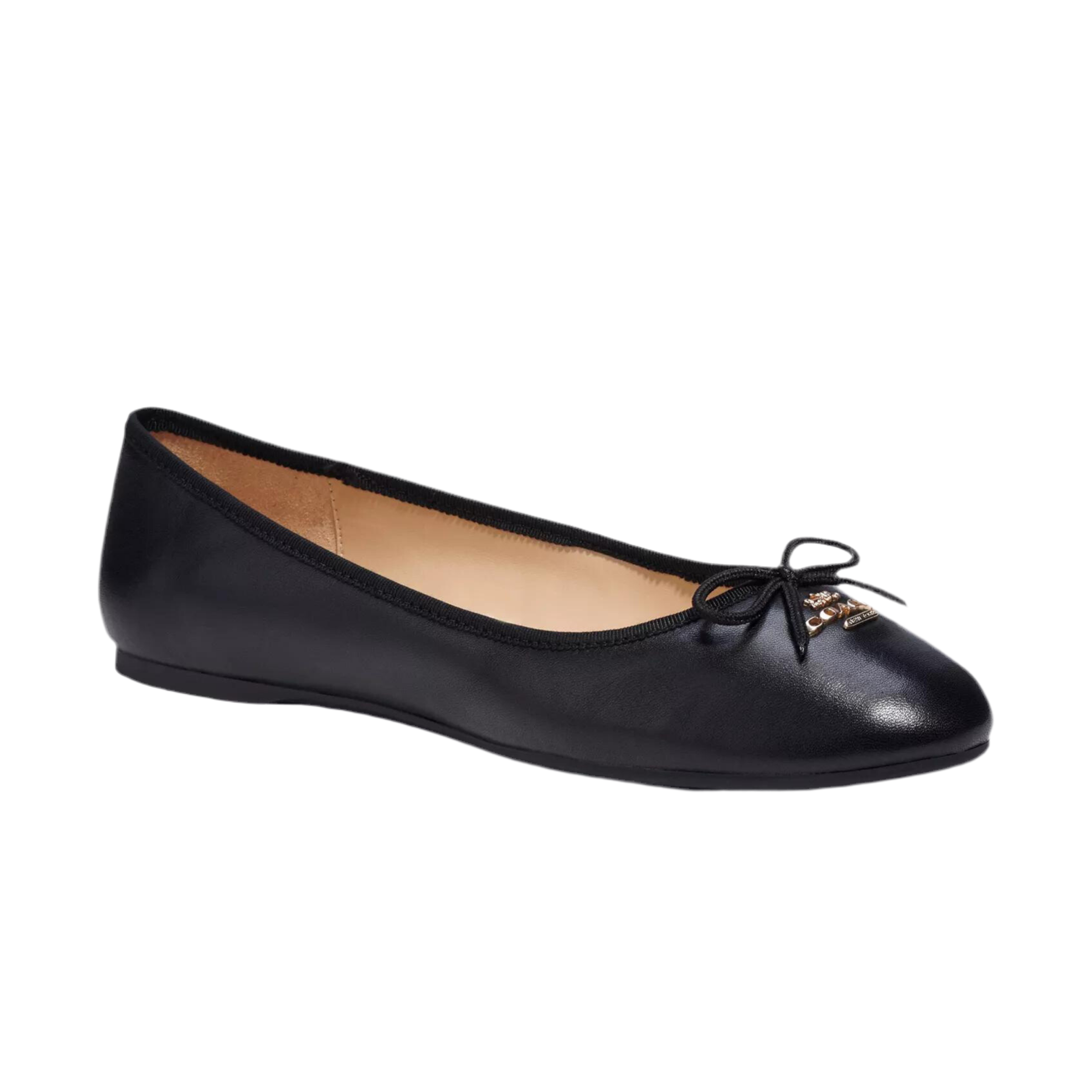 超美品 COACH ALINA LEATHER BALLET フラットシューズ