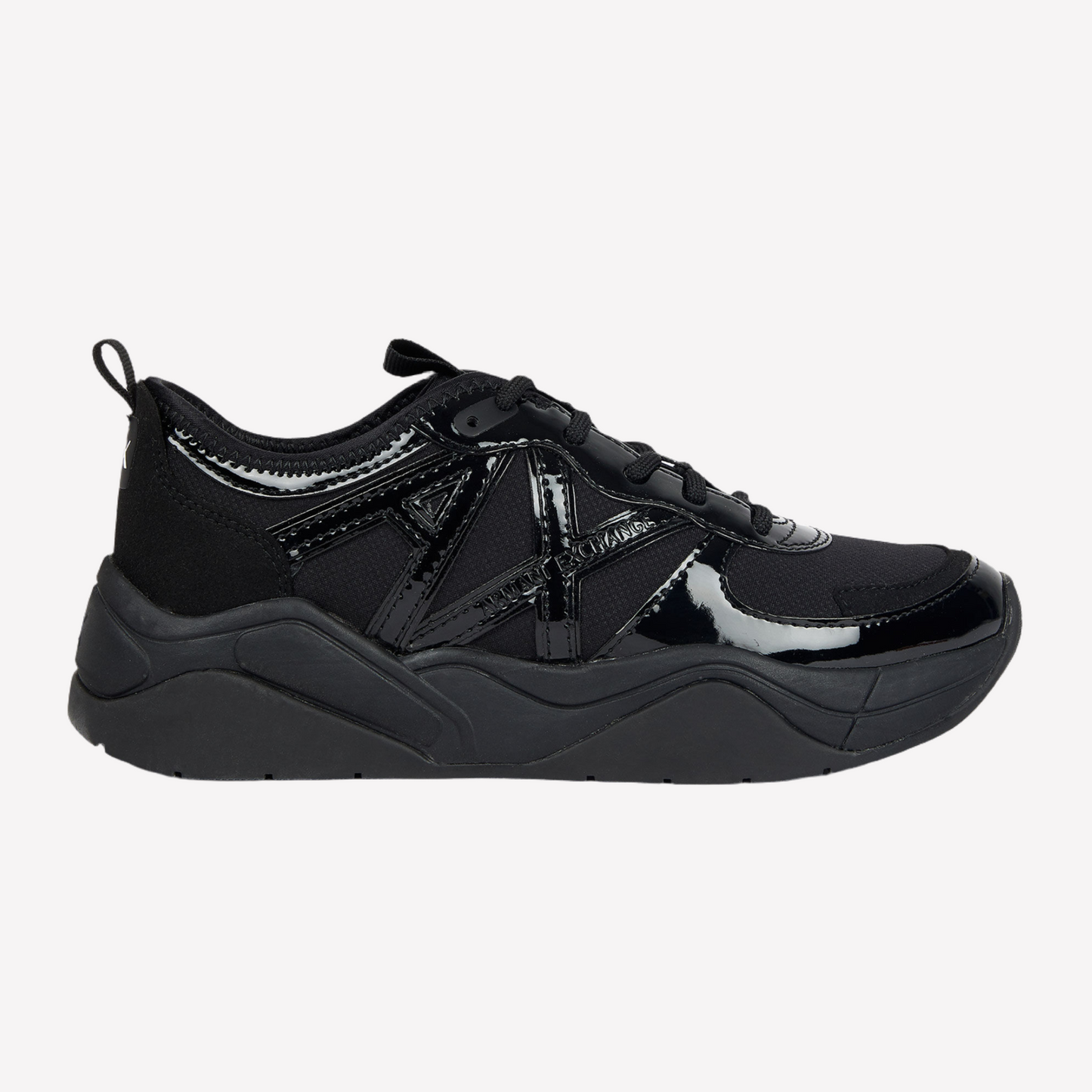 Armani Exchange Women's Chunky Sneaker - Black