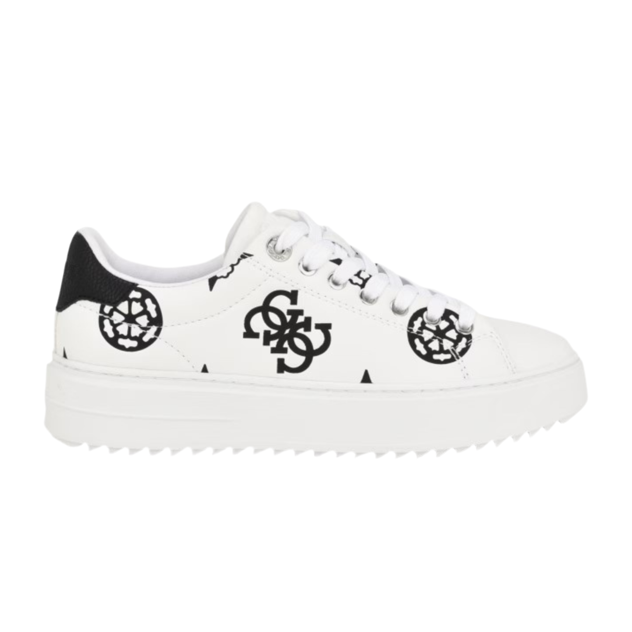 Guess Women Denesa Peony Sneaker - White Logo