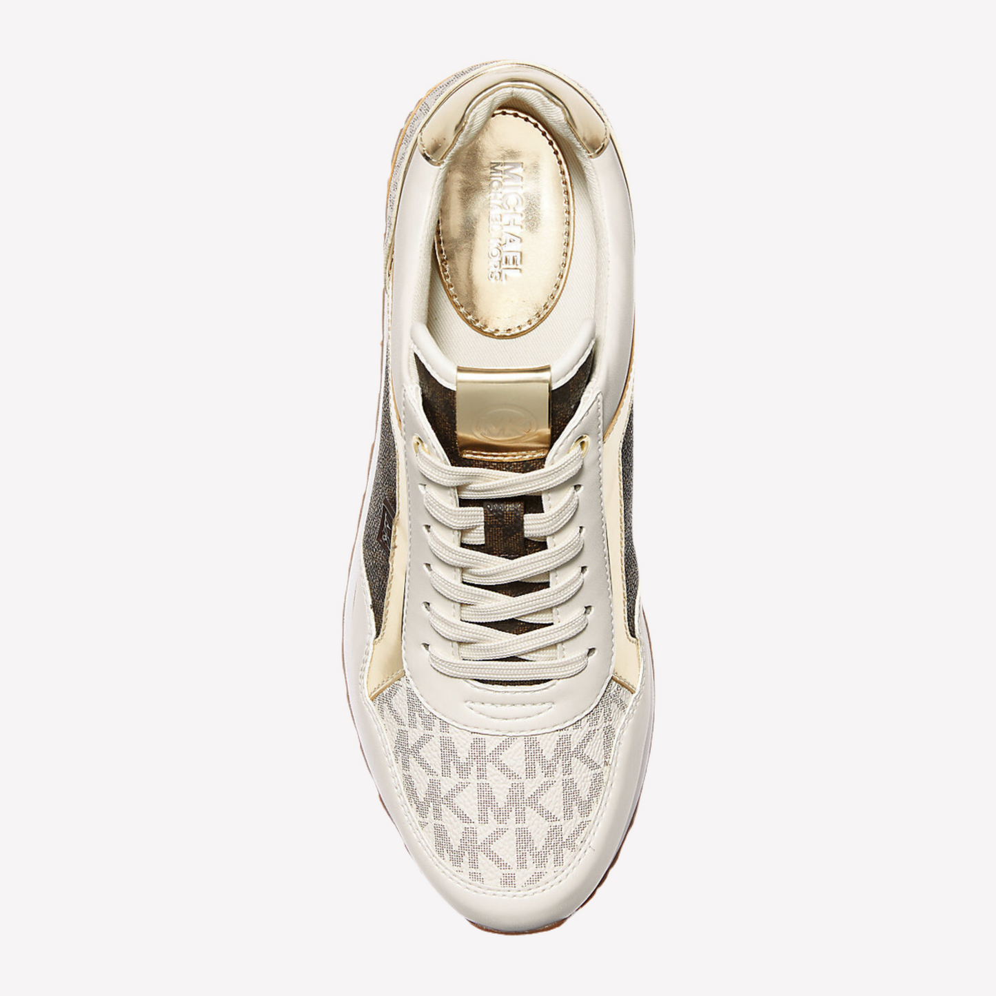 Michael Kors Women Maddy Logo Trainer - Vanilla