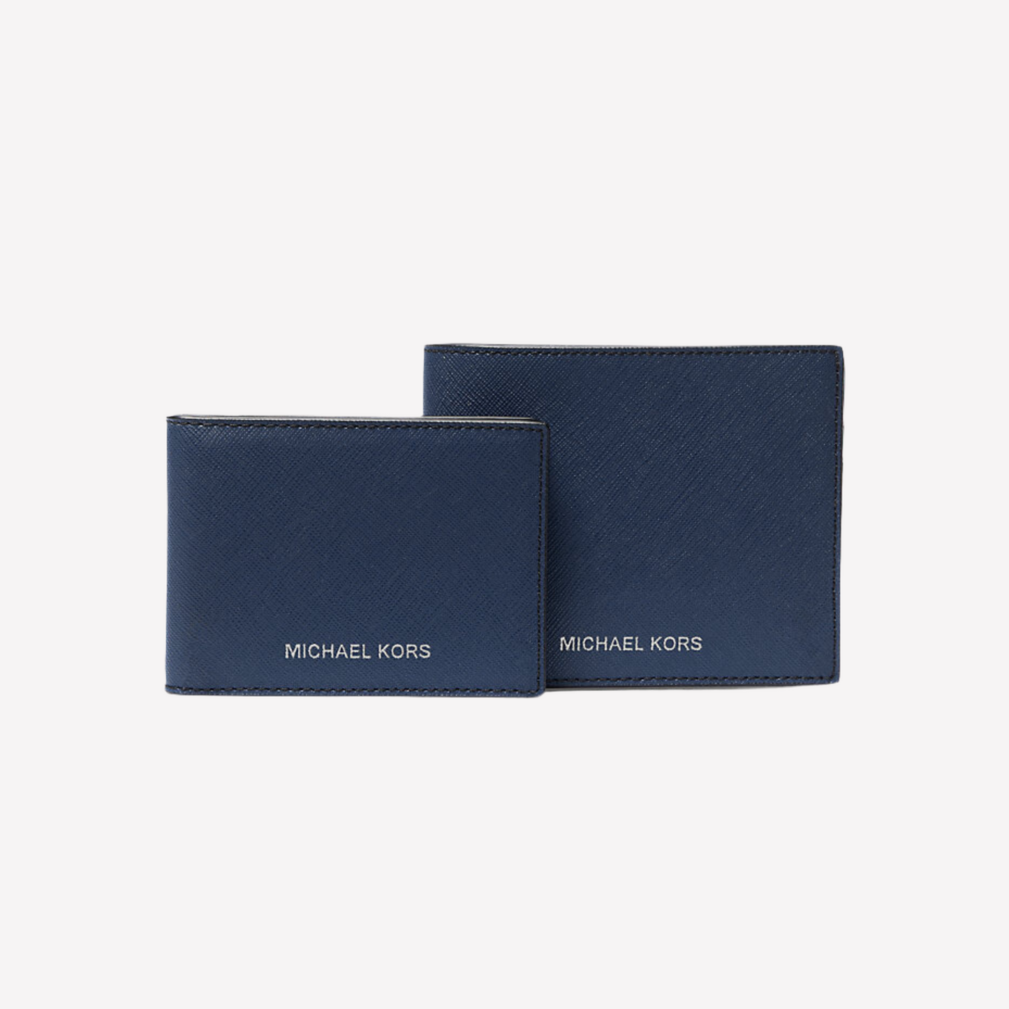 Michael Kors Harrison Saffiano Leather Wallet - Navy