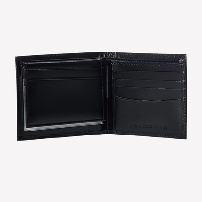 Tommy Hilfiger Cambridge Leather Wallet - Black