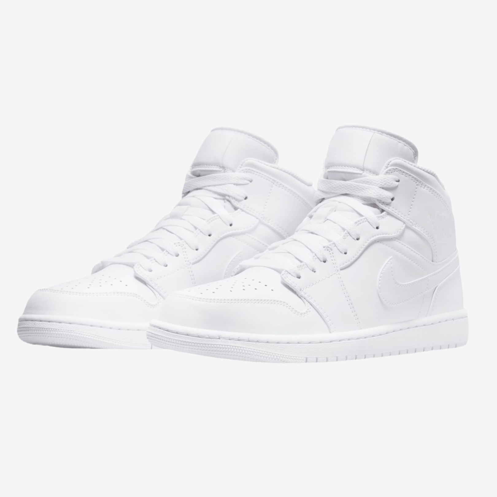 Nike Men Air Jordan 1 Mid White MR Shoes Accessories