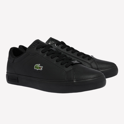 Lacoste Men Powercourt Leather - Black