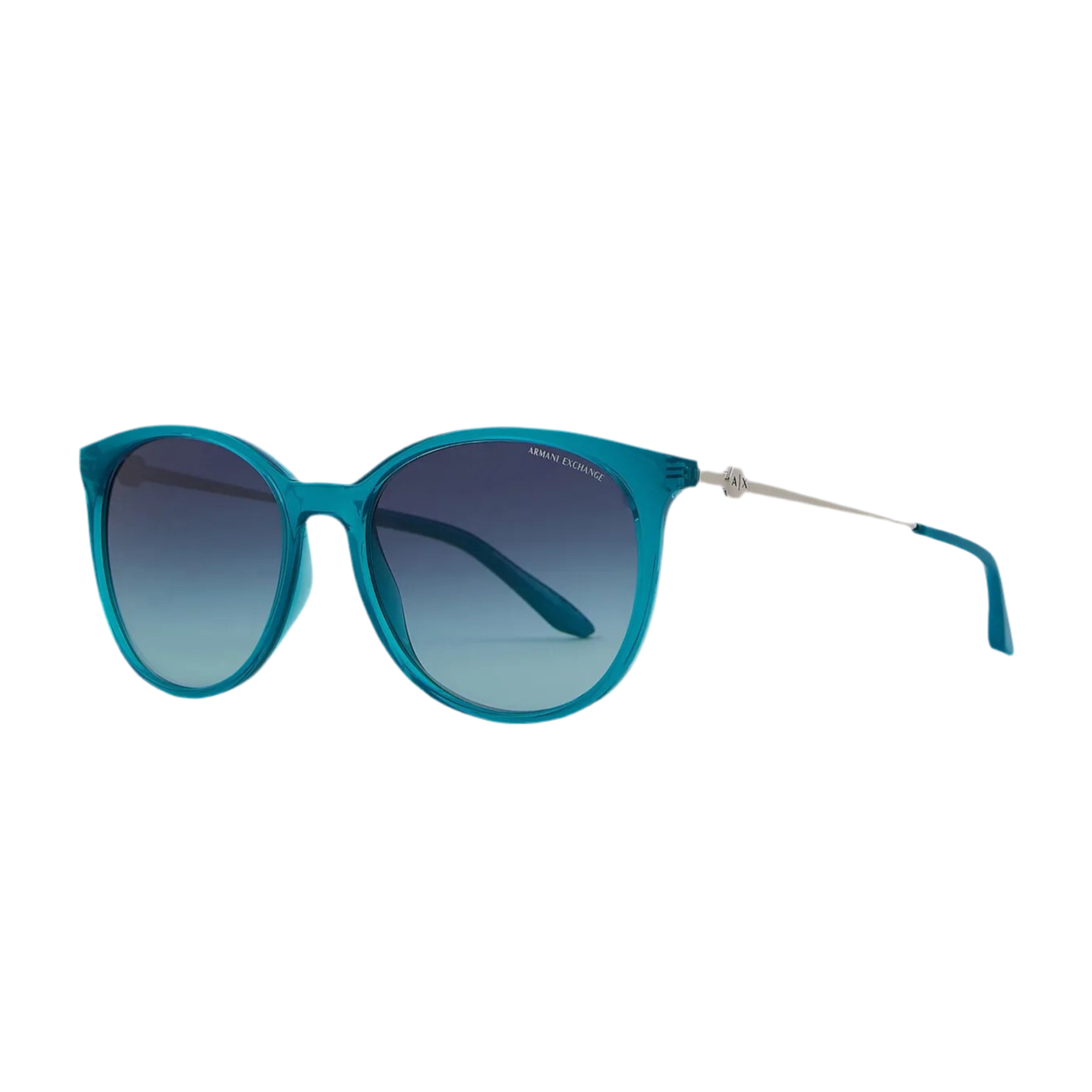 Armani Exchange Women Round Pantos Sunglasses - Blue