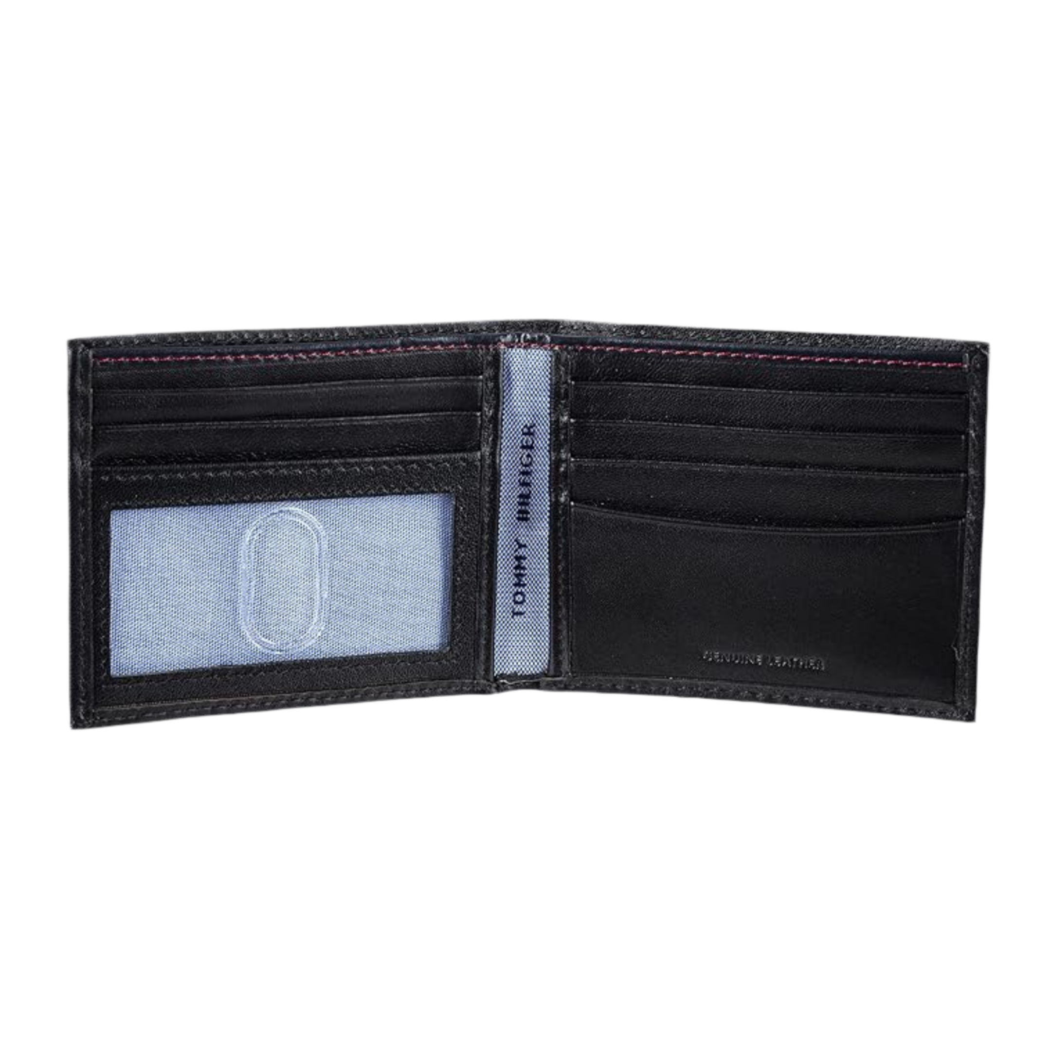 Tommy Hilfiger Oxford Leather Wallet - Black