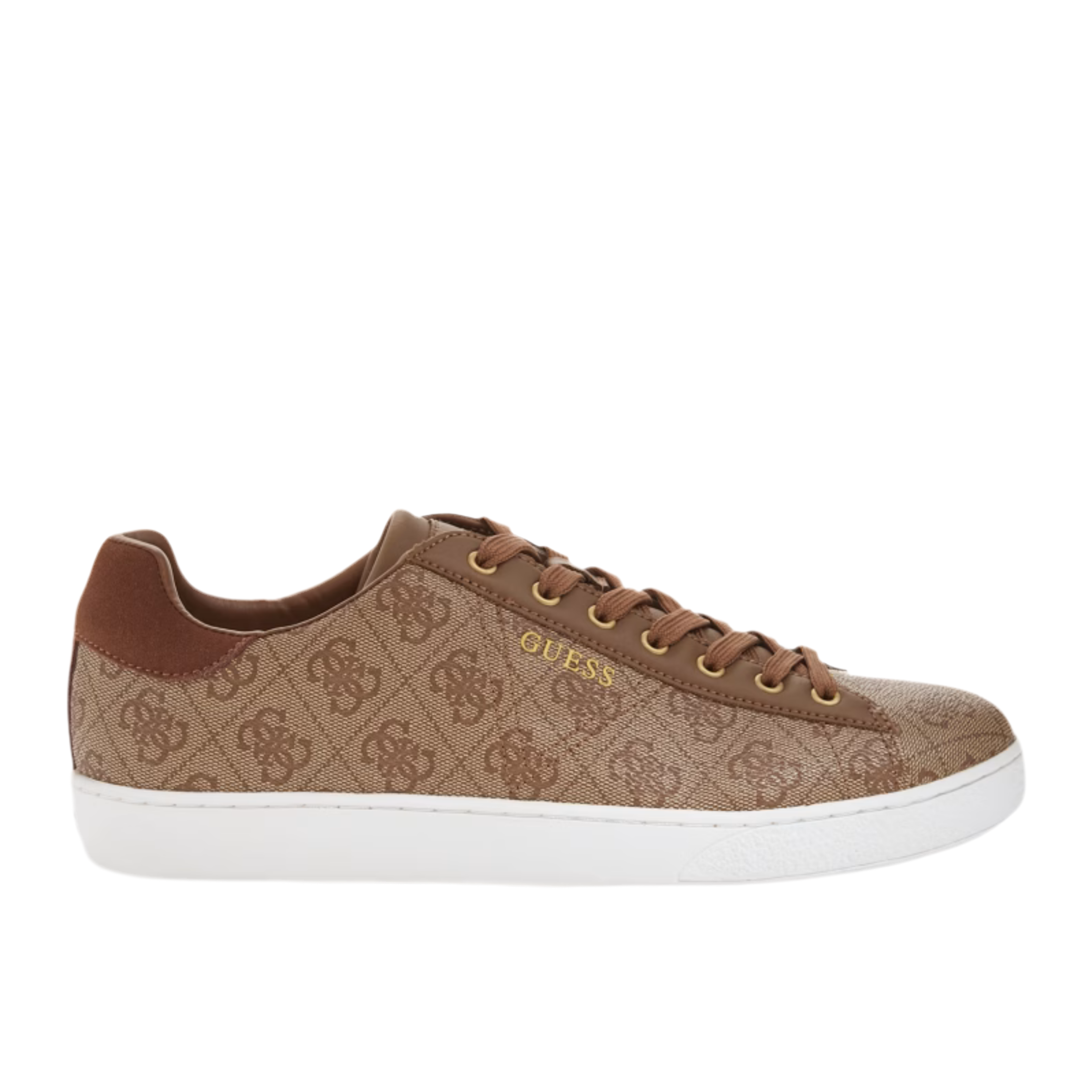 Guess Men Nola Quattro G Low-Top Sneakers - Brown