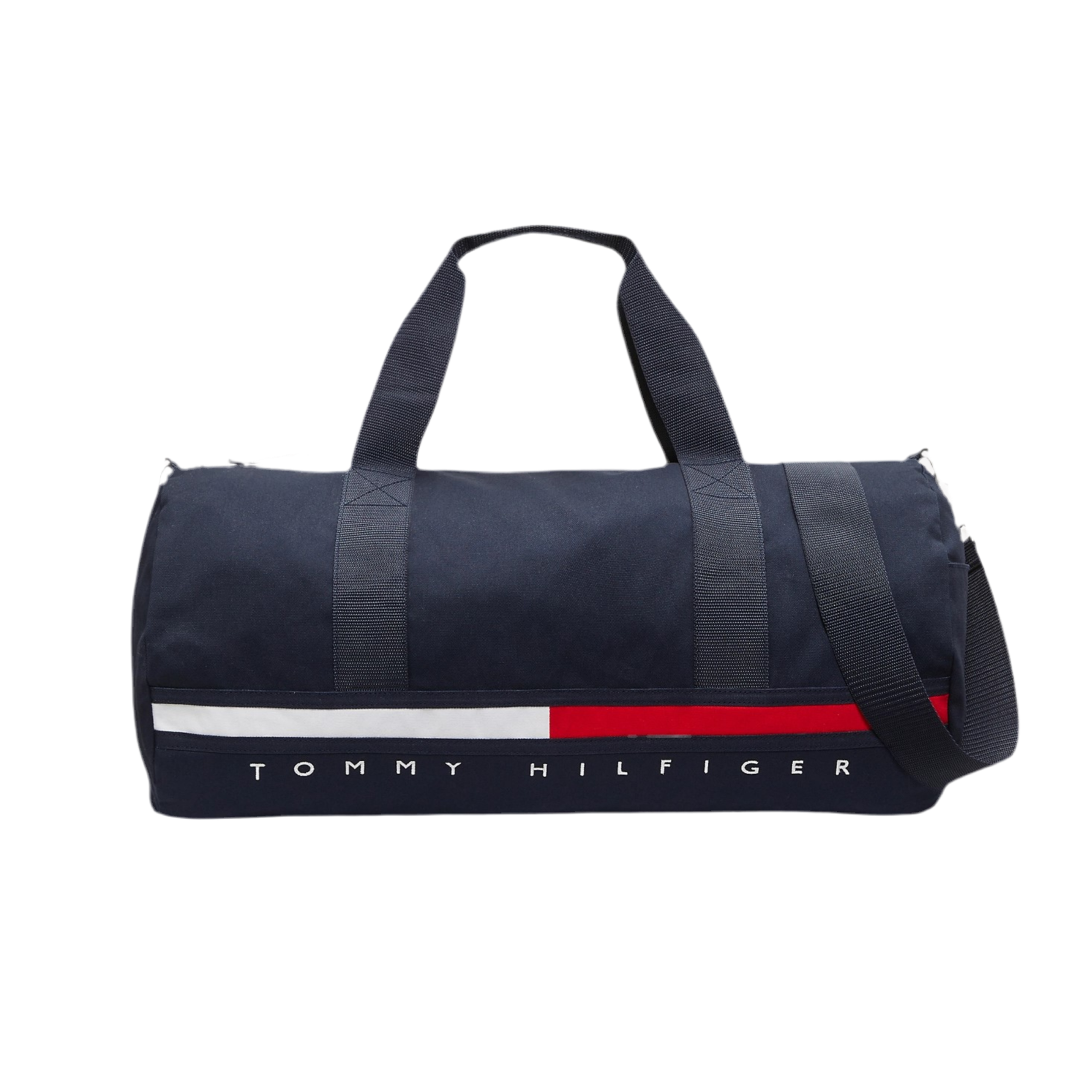 Tommy Hilfiger Flag Stripe Logo Duffle Bag - Navy