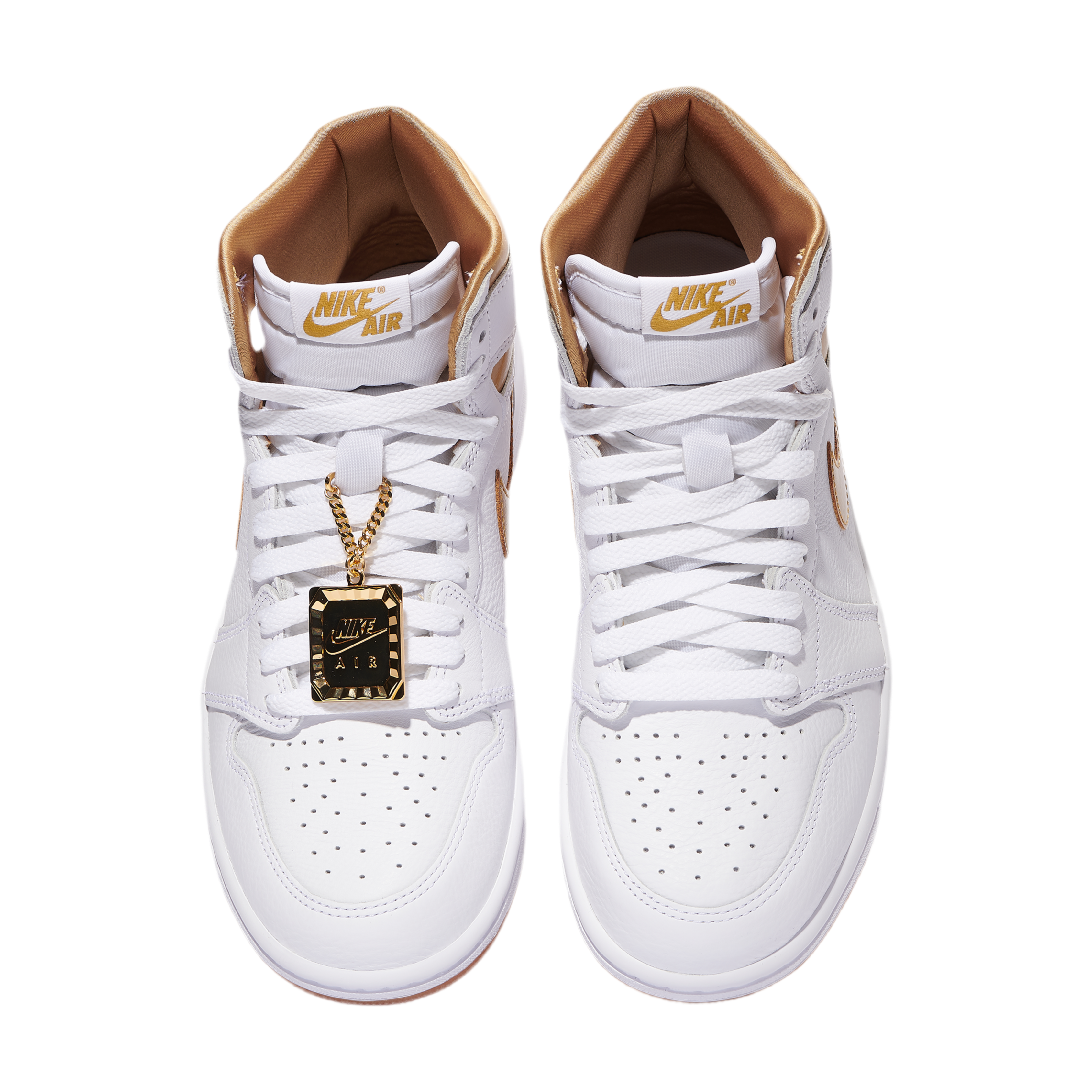 Nike Women's Jordan AJ1 High Remastered - Gold