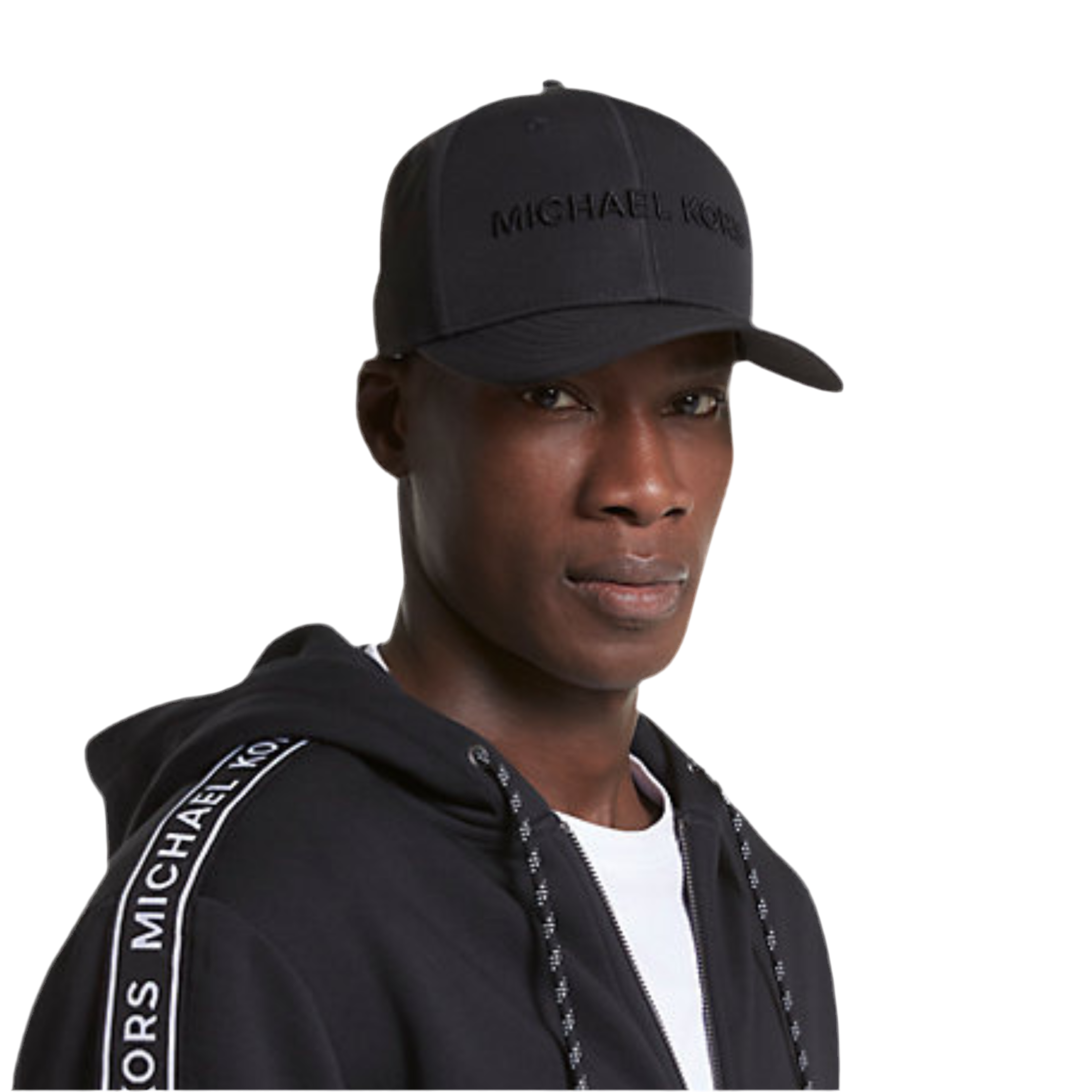 Michael Kors Men Embroidered Baseball Cap -  Black