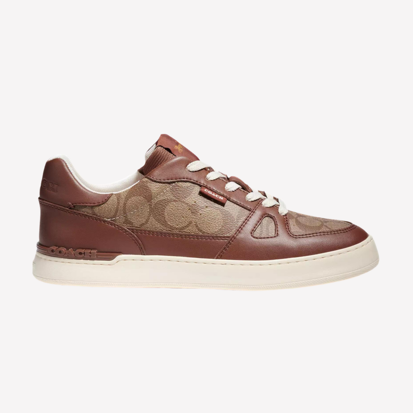 COACH Men's Clip Court Sneaker - Saddle