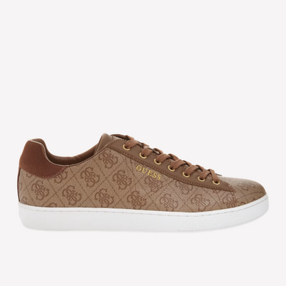 Guess Men Nola Quattro G Low-Top Sneakers - Brown