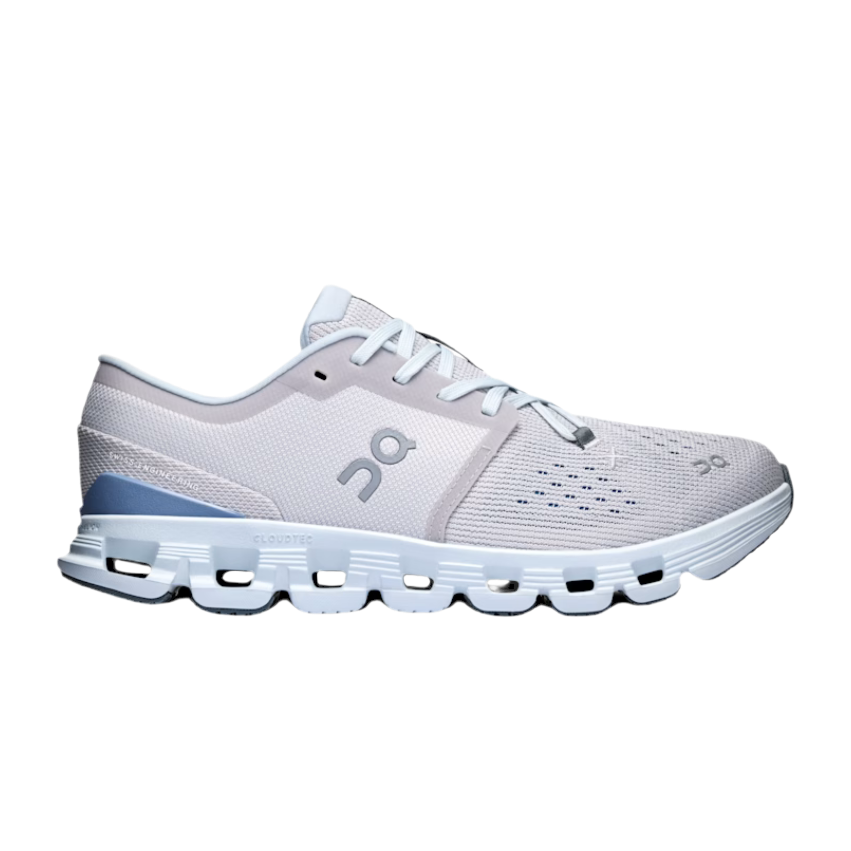 ON Women Cloud X 4 - Silver Chambray