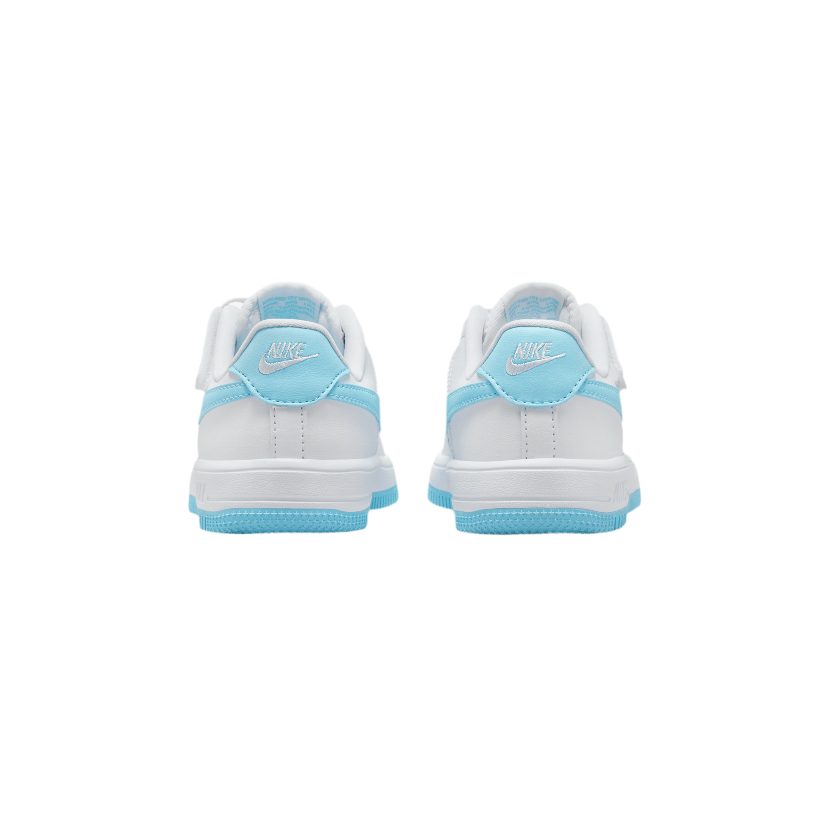 Nike Kids Air Force 1 Low EasyOn - White Blue