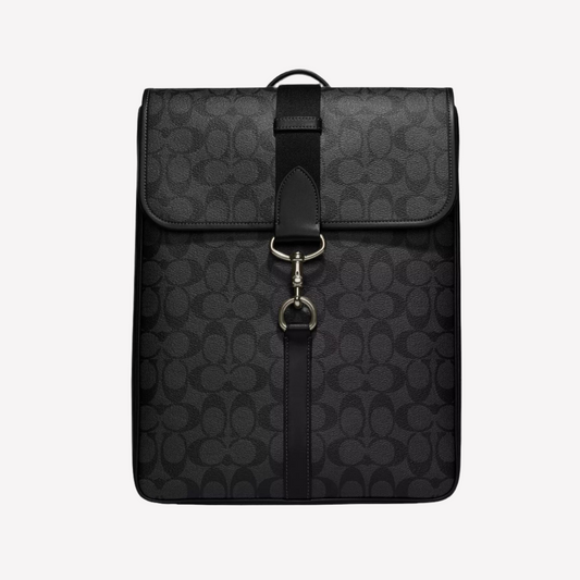 COACH Blaine Backpack in Signature Canvas - Black