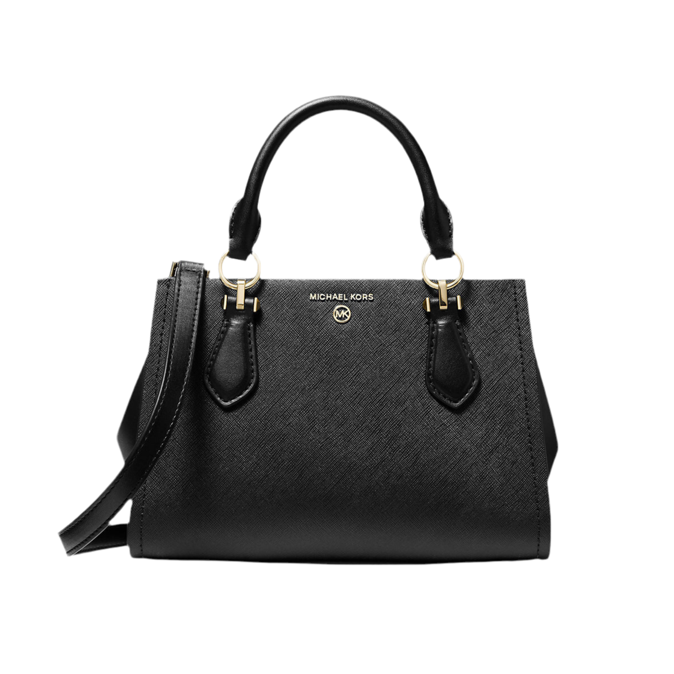 Michael Kors Marilyn Small Saffiano Crossbody - Black