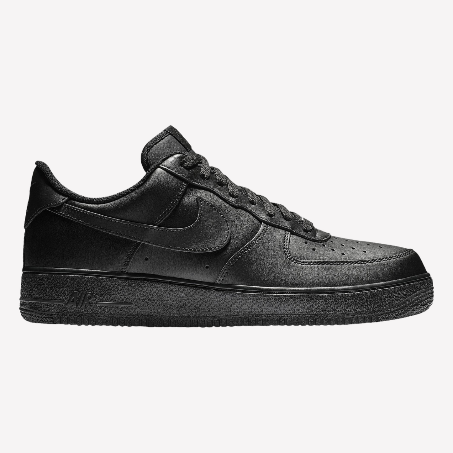 Nike Men s Air Force 1 07 LE Low Full Black MR Shoes Accessories