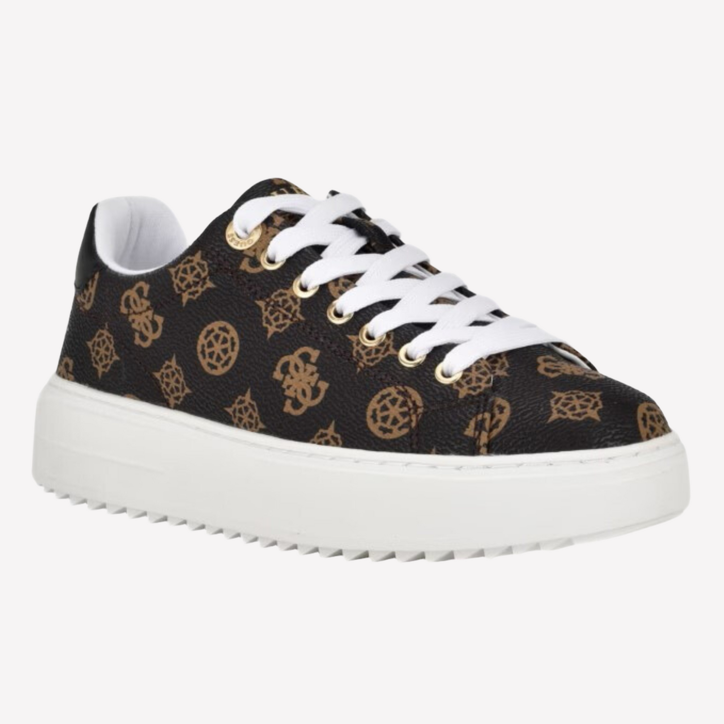 Guess Women Denesa Peony Sneaker - Medium Brown