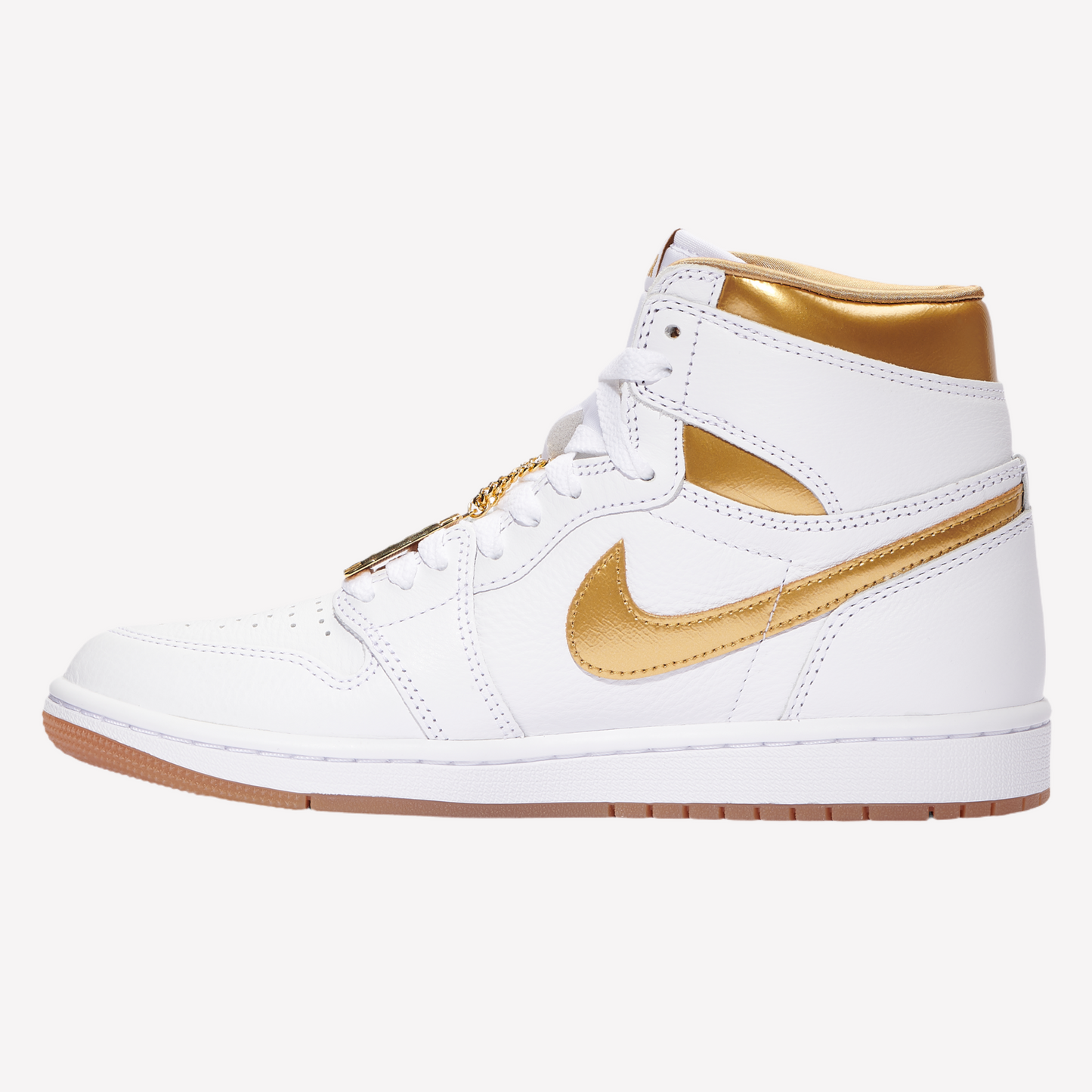 Nike Women's Jordan AJ1 High Remastered - Gold