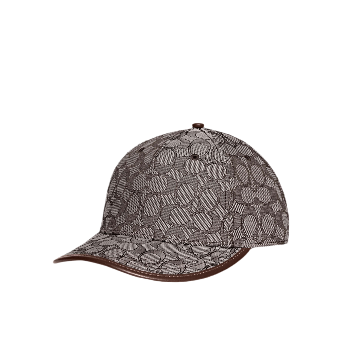 Coach Unisex Signature Jacquard Baseball Cap - Oak