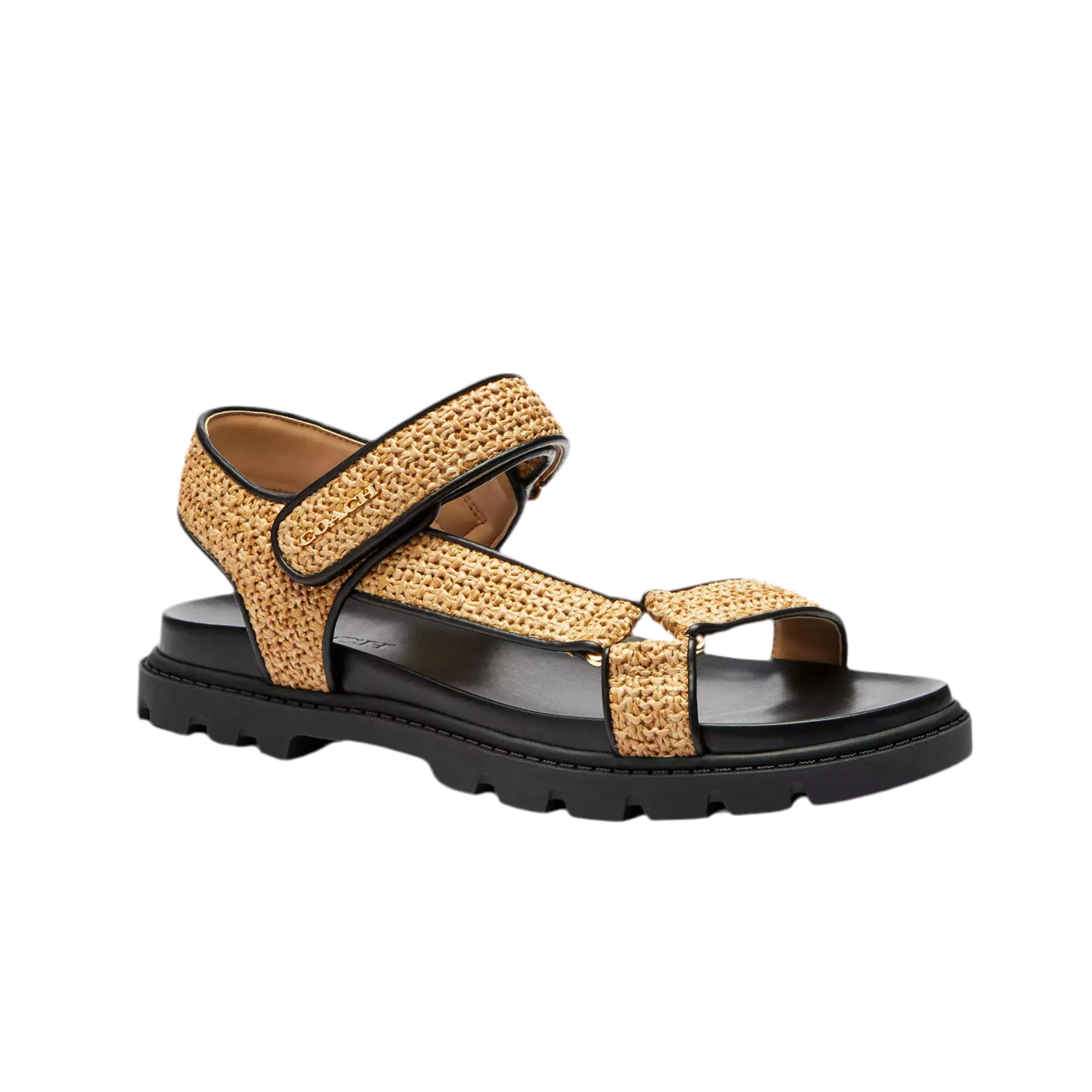 COACH Women's Sport Sandal - Straw Toast