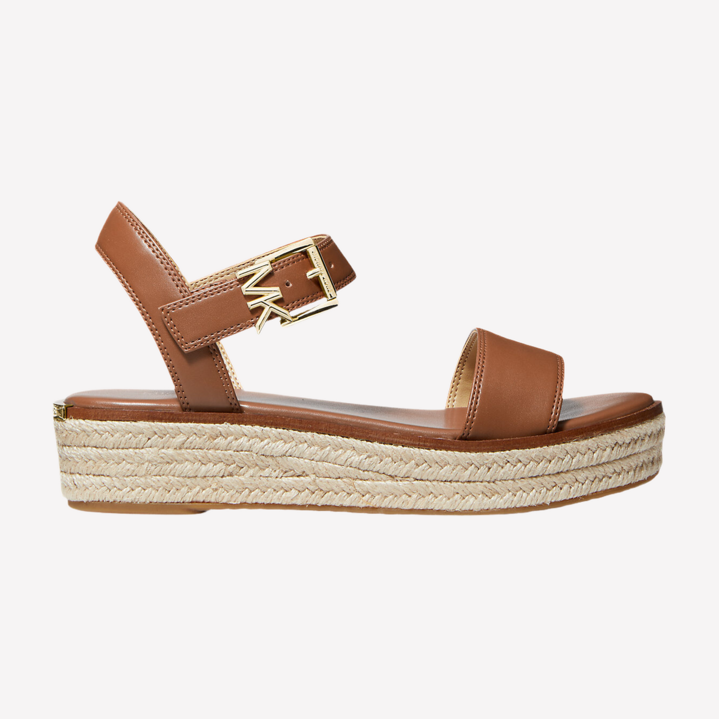 Michael Kors Women Richie Platform Sandal Luggage MR Shoes Accessories