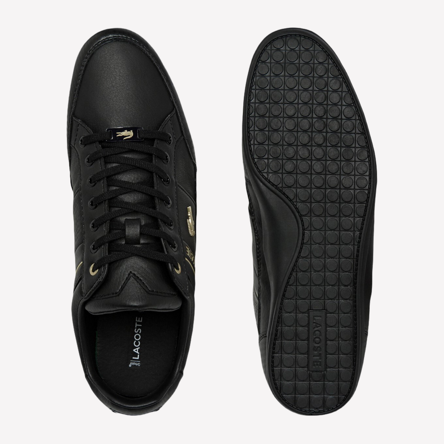 Lacoste Men Chaymon Leather - Black