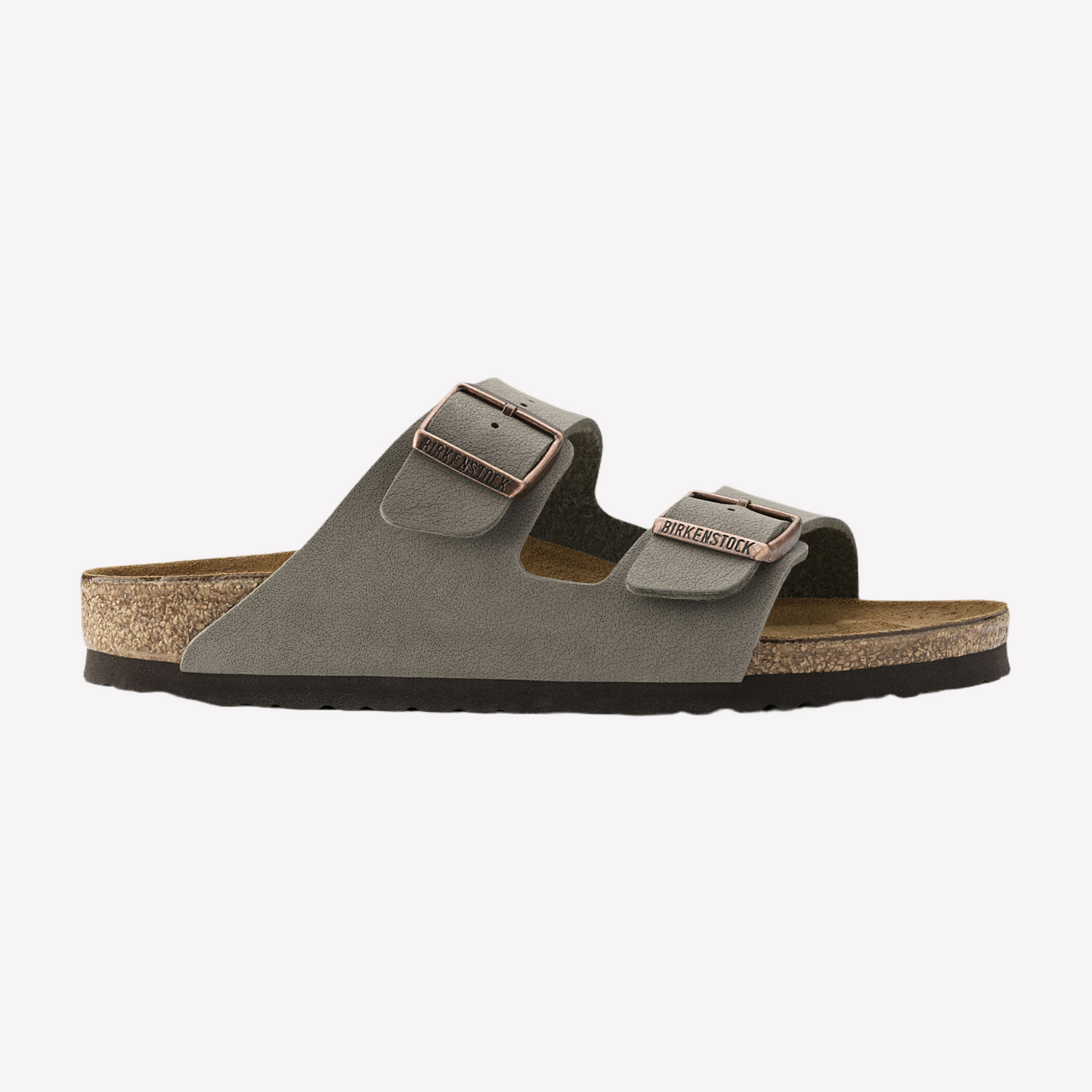 Birkenstock Unisex Arizona Birkibuc - Stone