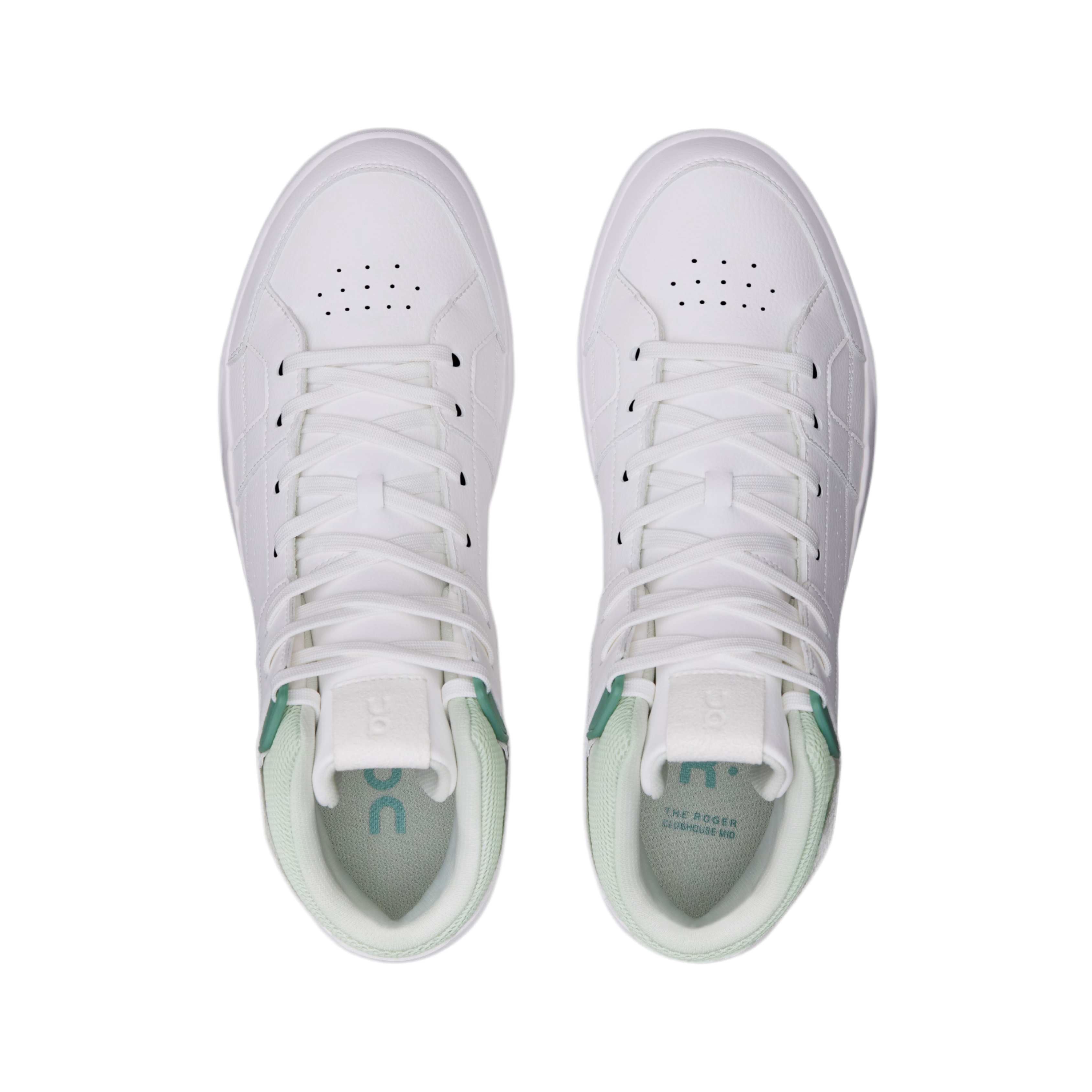 ON Men The Roger Clubhouse Mid - White Green