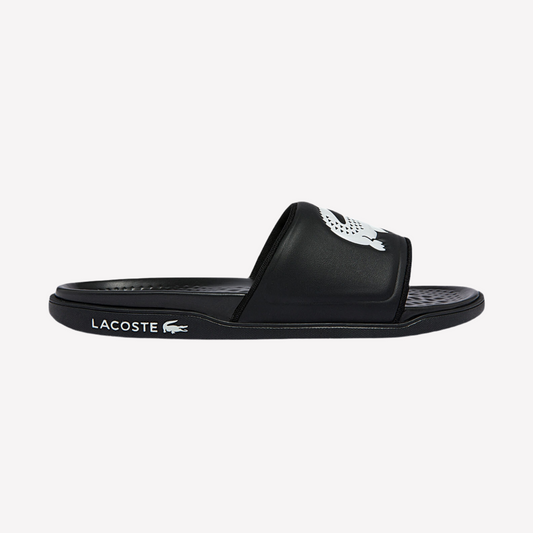 Lacoste Men Croco Dualiste Slides - Black