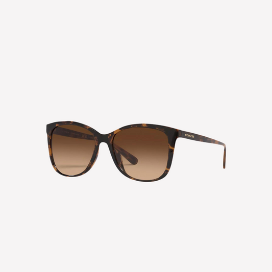 Coach Women Geometric Square Sunglasses - Dark Tortoise