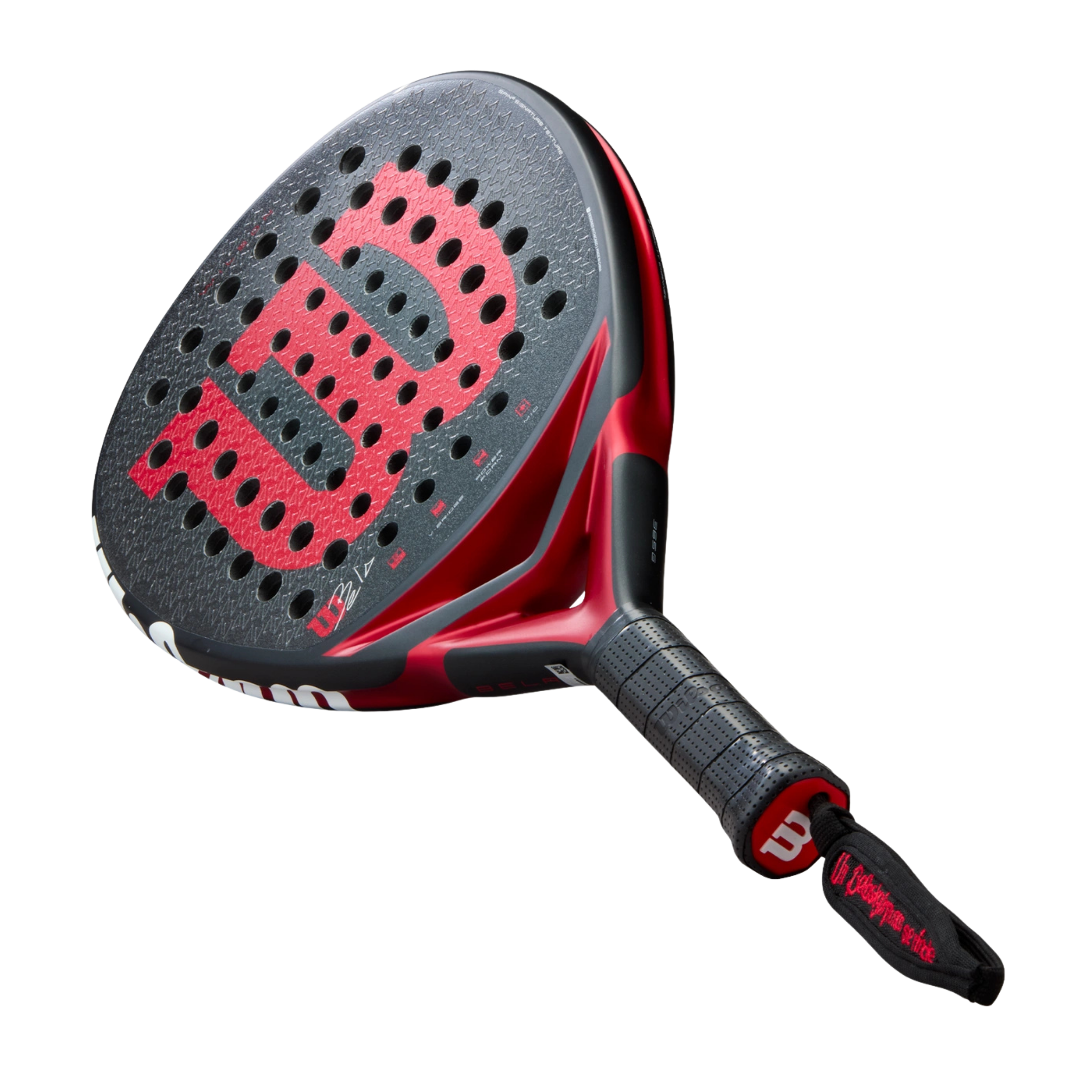 Wilson Bela V3 Padel Racket - Black Red