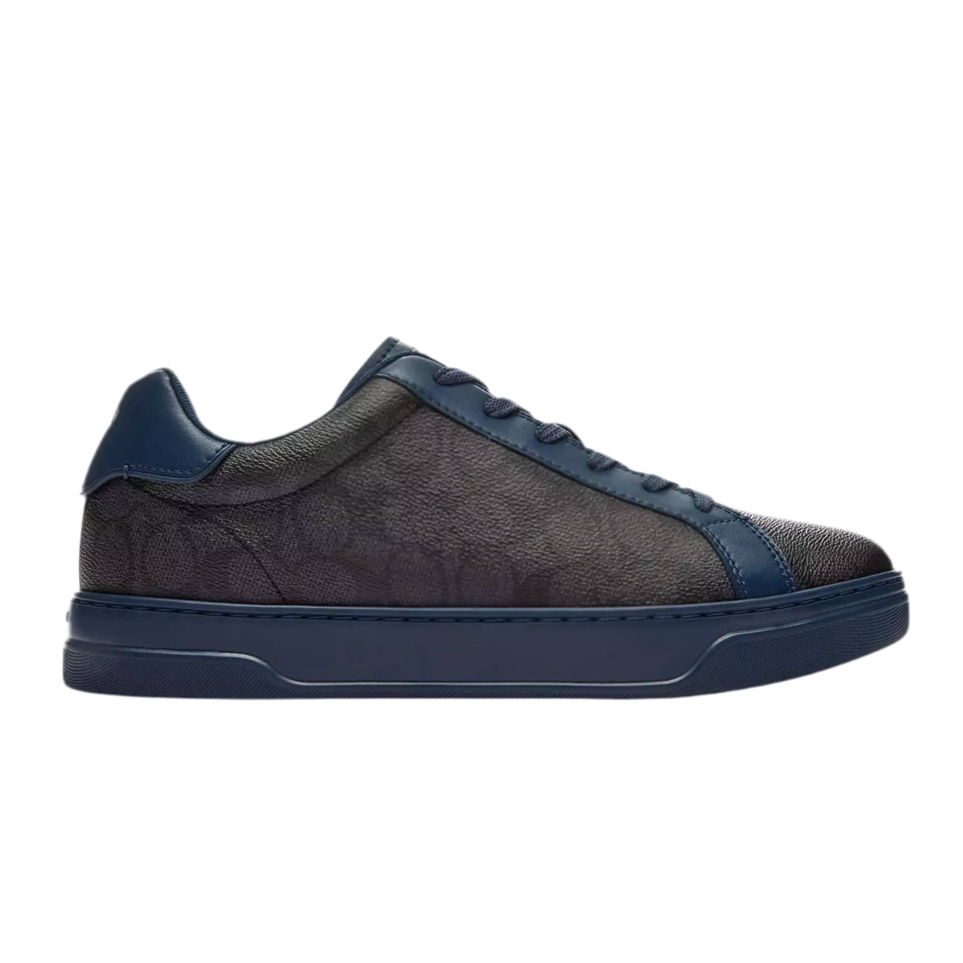 COACH Men's High Line Sneaker -  Deep Blue Charcoal