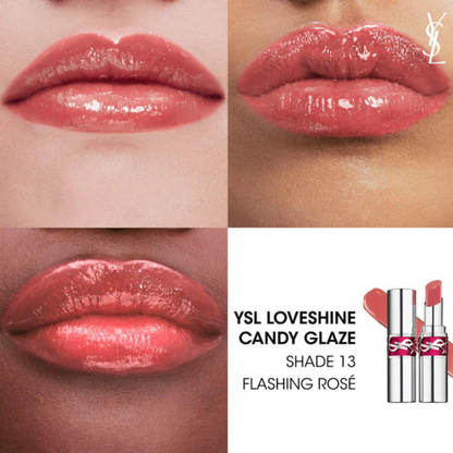 Yves Saint Laurent Candy Glaze Lip Gloss Stick - 13 Flashing Rosé