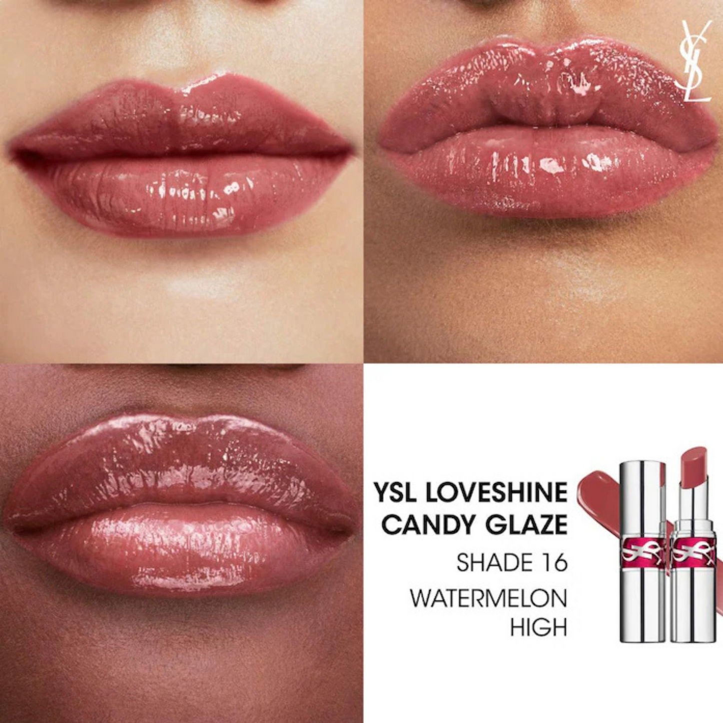 Yves Saint Laurent Candy Glaze Lip Gloss Stick - 16 Watermelon High