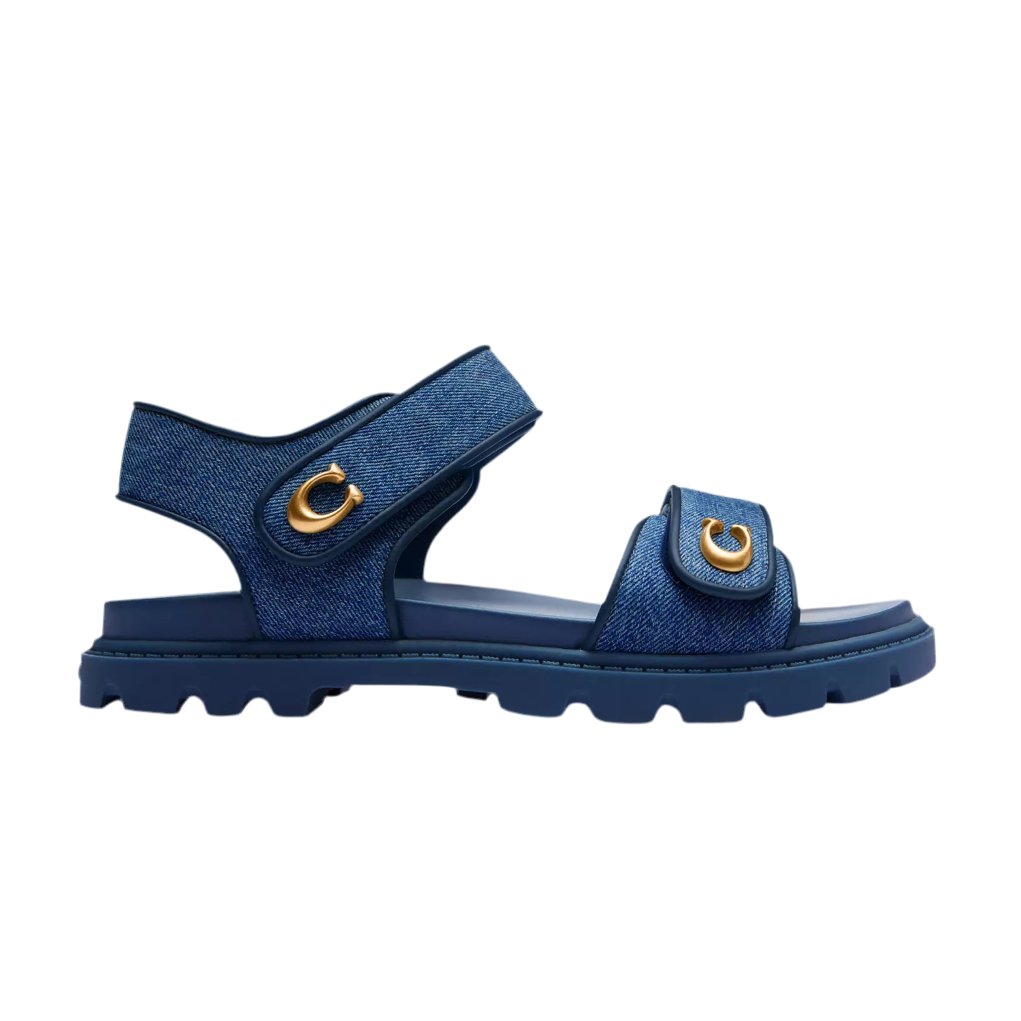 COACH Women's Brynn Sandal - Denim Deep Blue