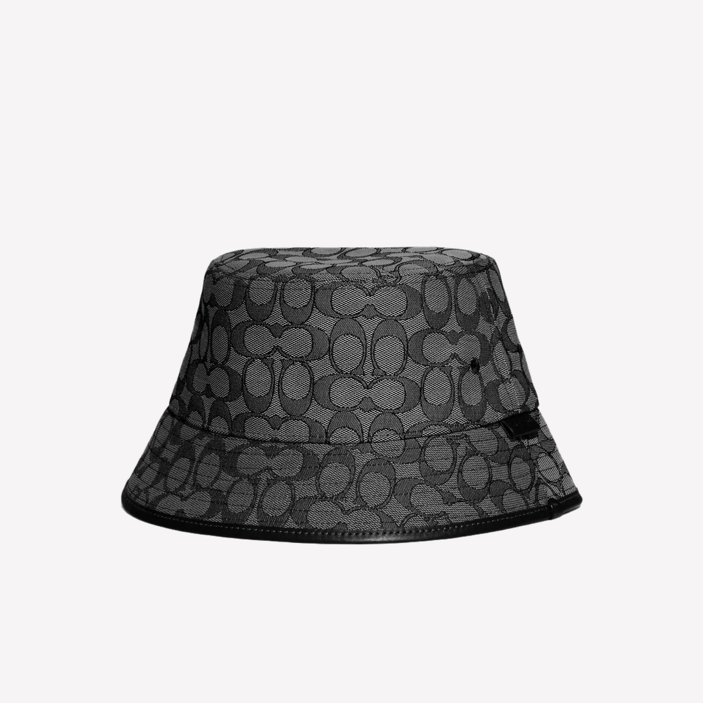 Coach Unisex Signature Jacquard Bucket Hat - Charcoal