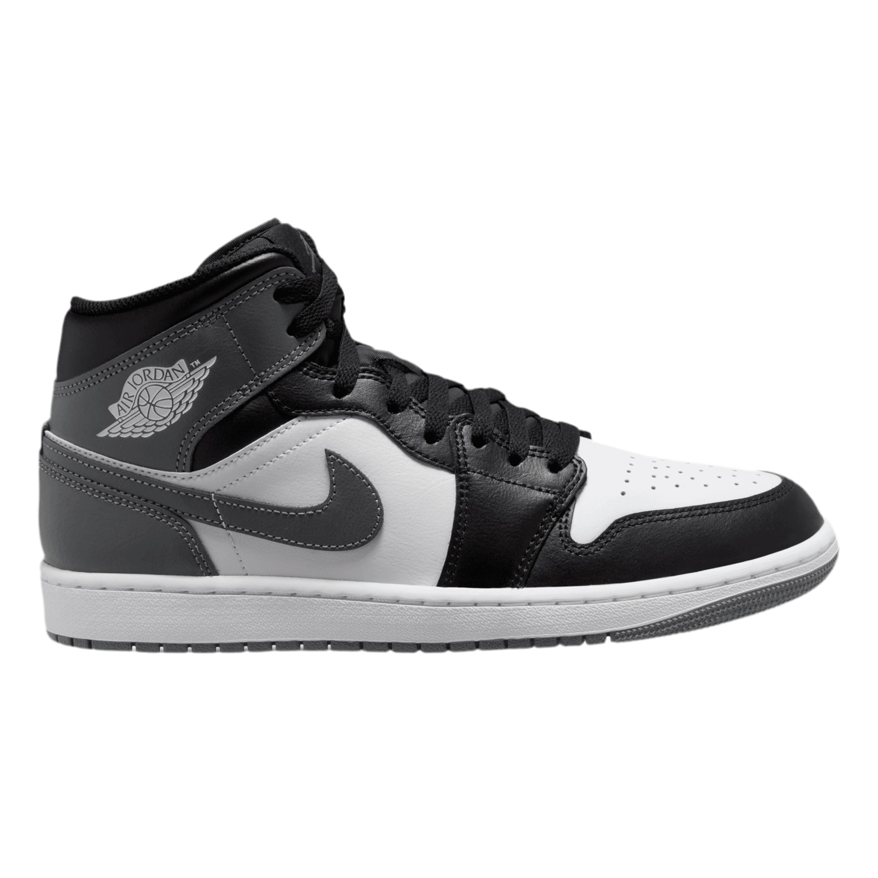 Nike Men Air Jordan 1 Mid - Black Grey White