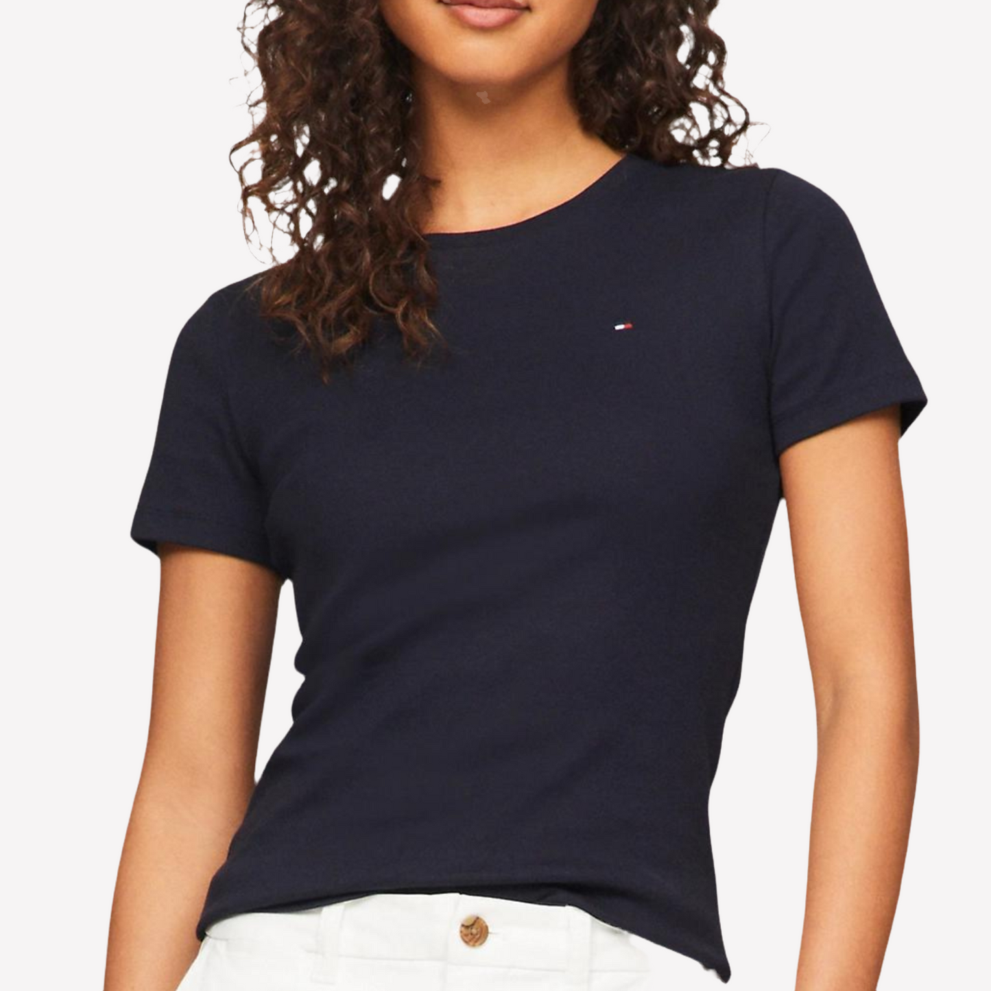 Tommy Hilfiger Women Essential Crewneck T-Shirt - Navy