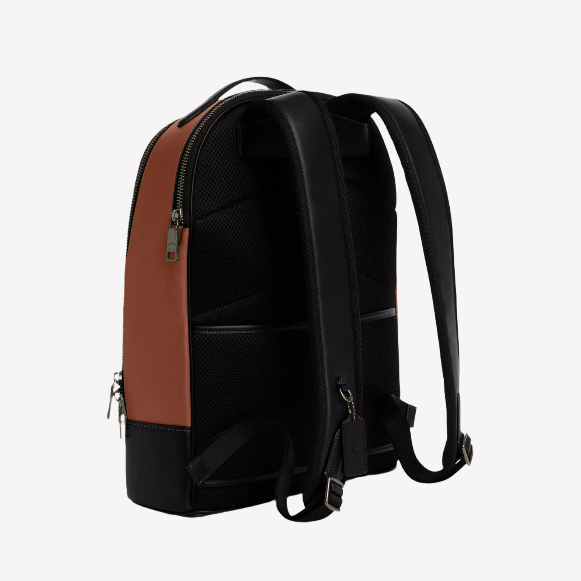 Tan coach backpack discount