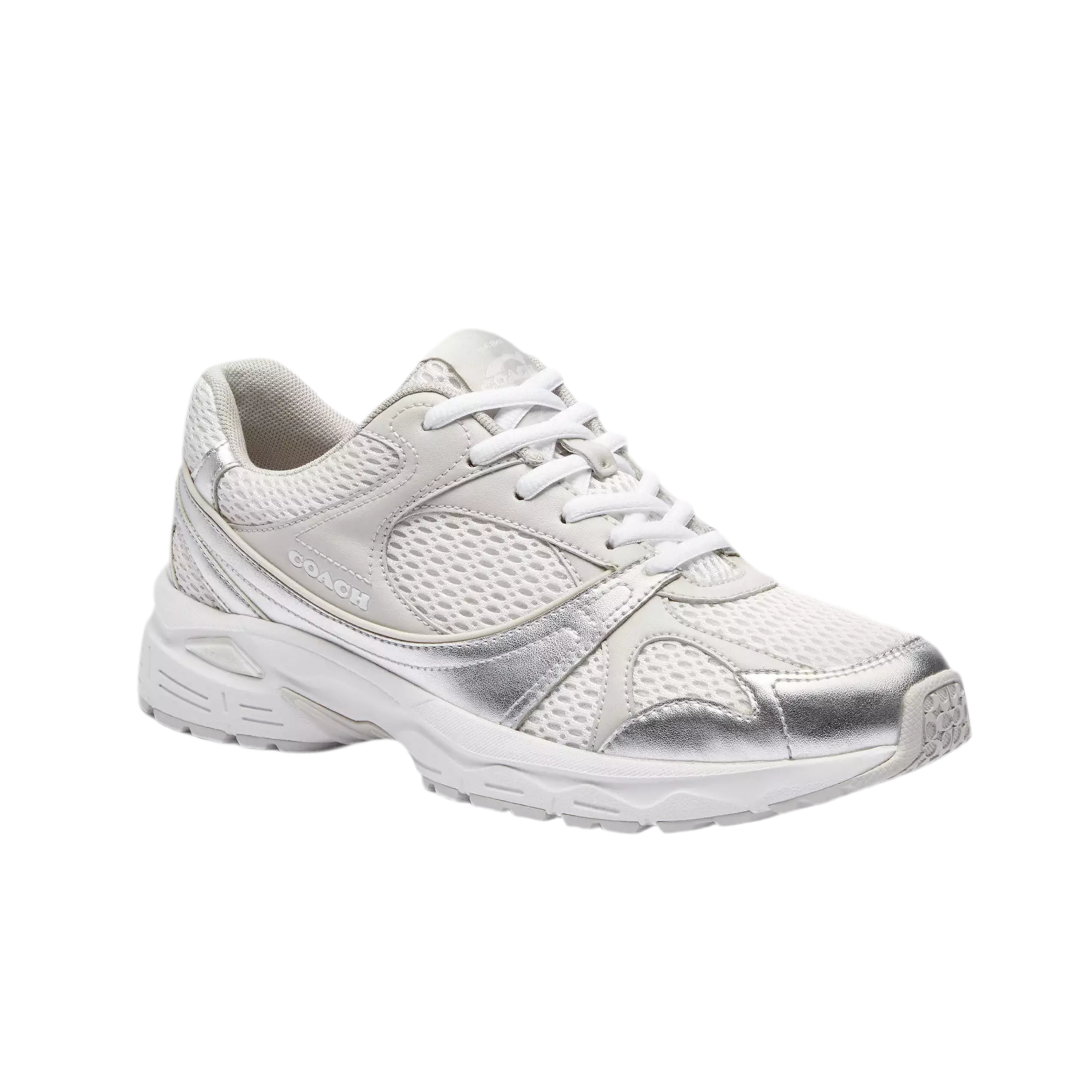 COACH Women's Sport Sneaker - Light Grey Optic White