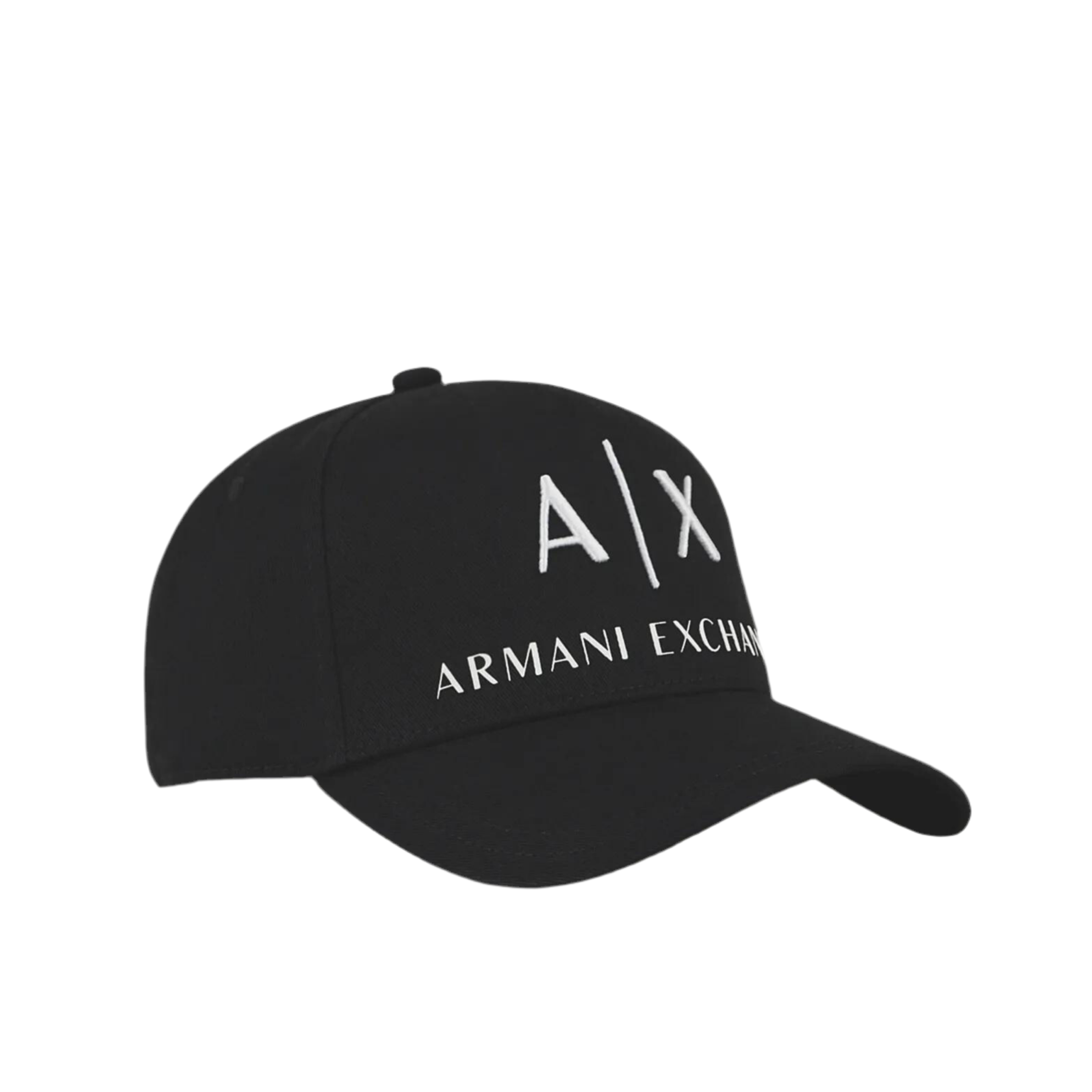 Armani Exchange Men Cotton Baseball Cap - Black