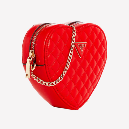 Guess Rainee Heart Crossbody - Red