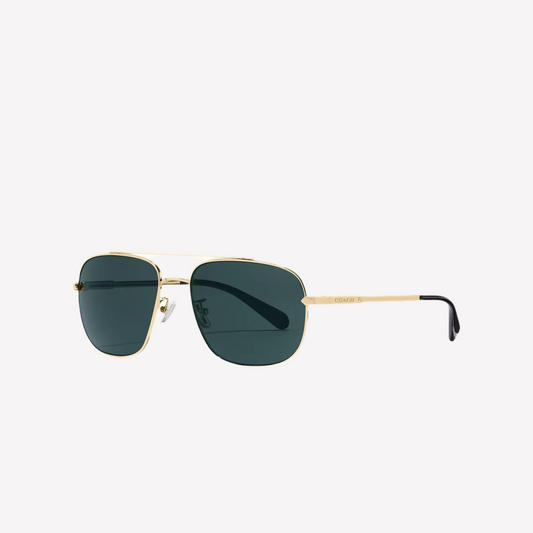 Coach Men Eli Navigator Sunglasses - Green Solid