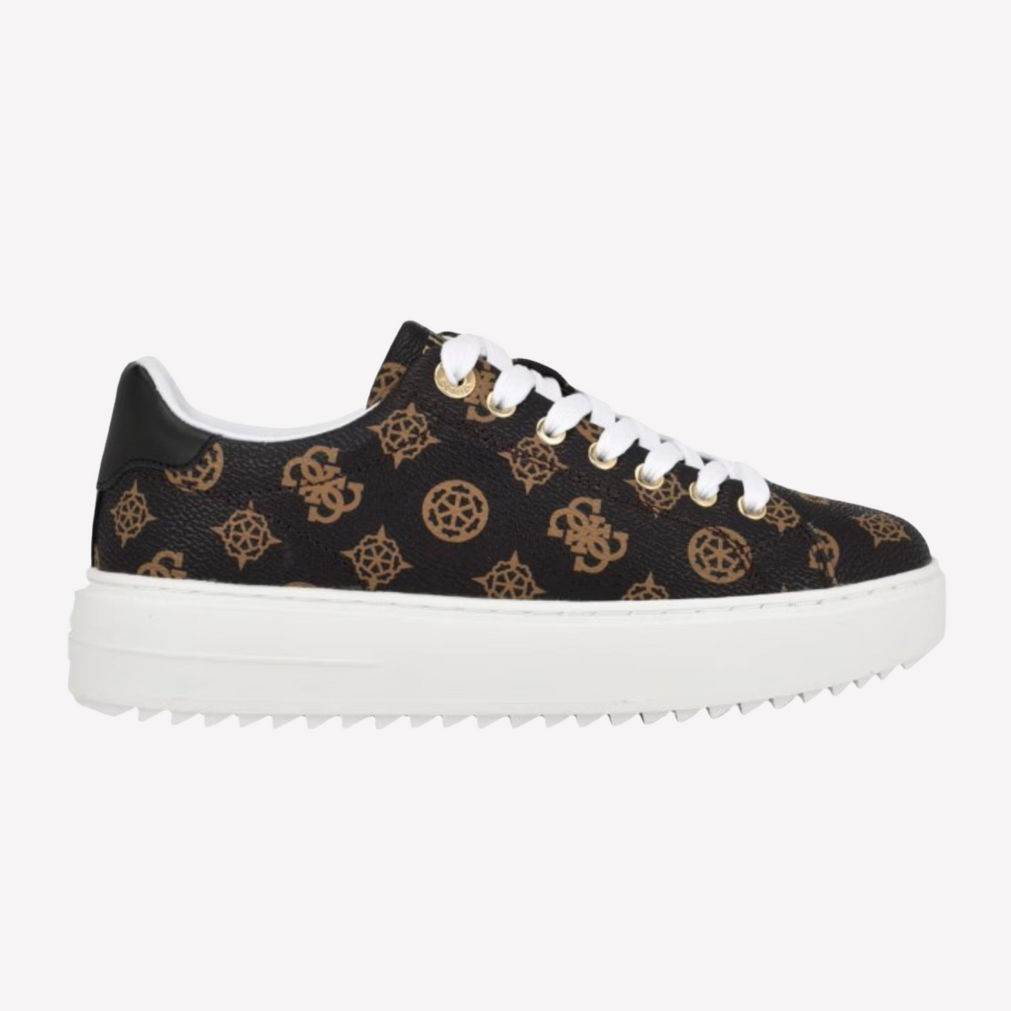 Guess Women Denesa Peony Sneaker - Medium Brown