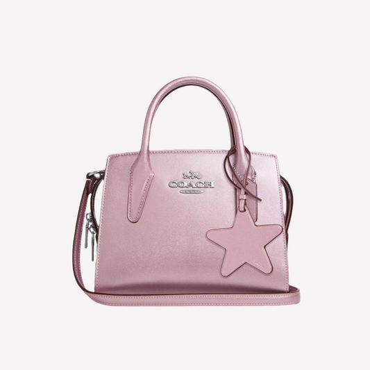 COACH Andrea Carryall Bag - Metallic Pink