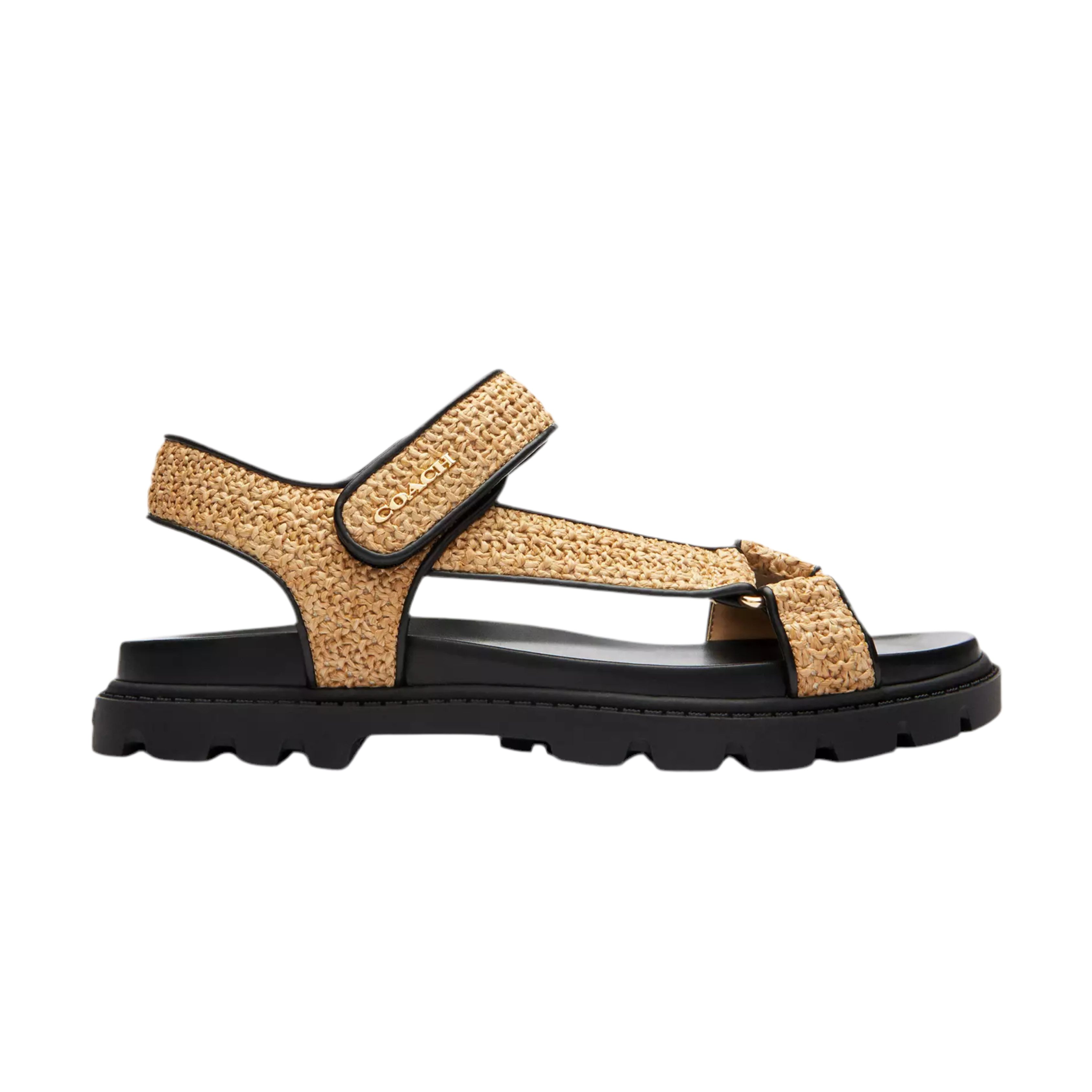 COACH Women's Sport Sandal - Straw Toast