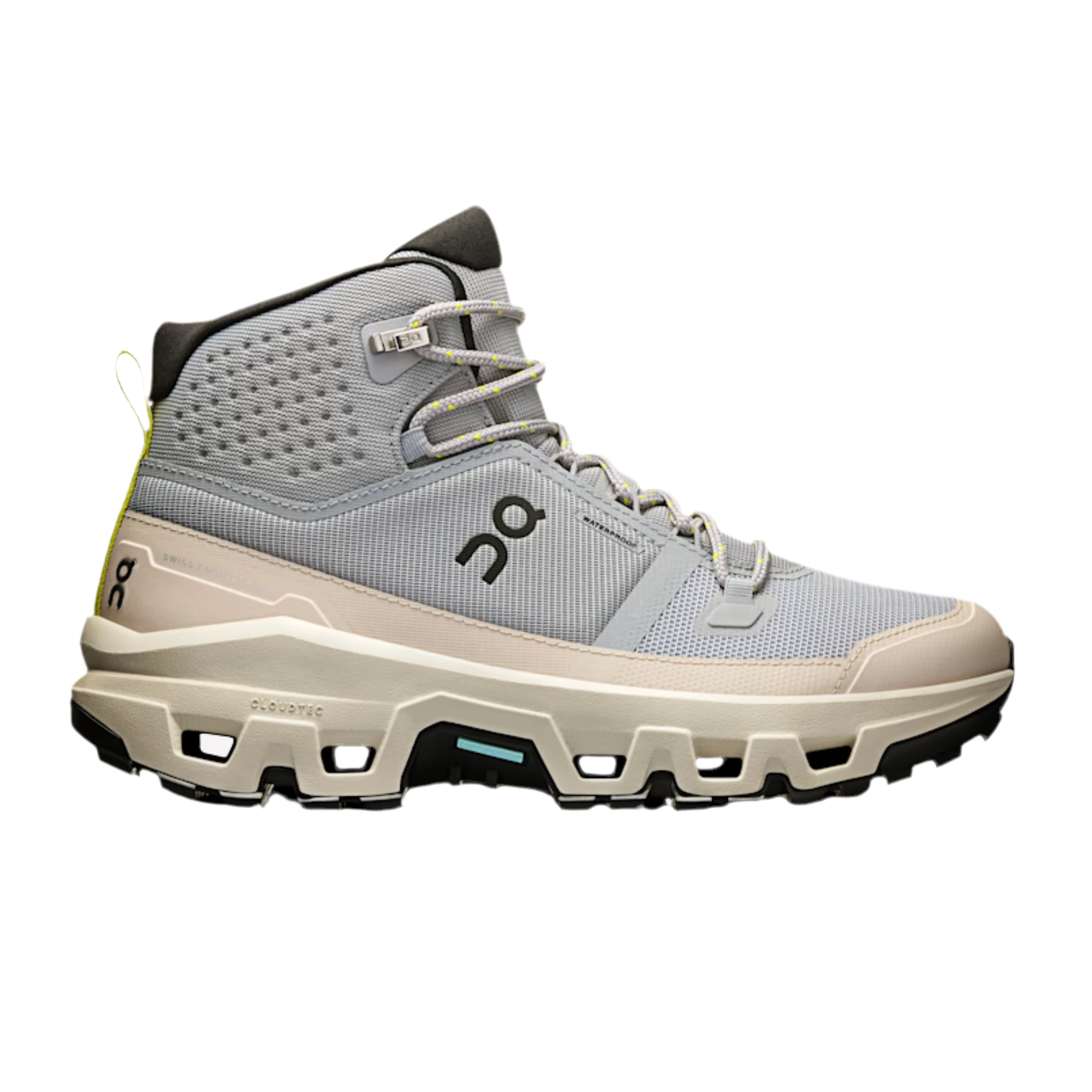 ON Women Cloudrock Mid WP - Alloy Ice