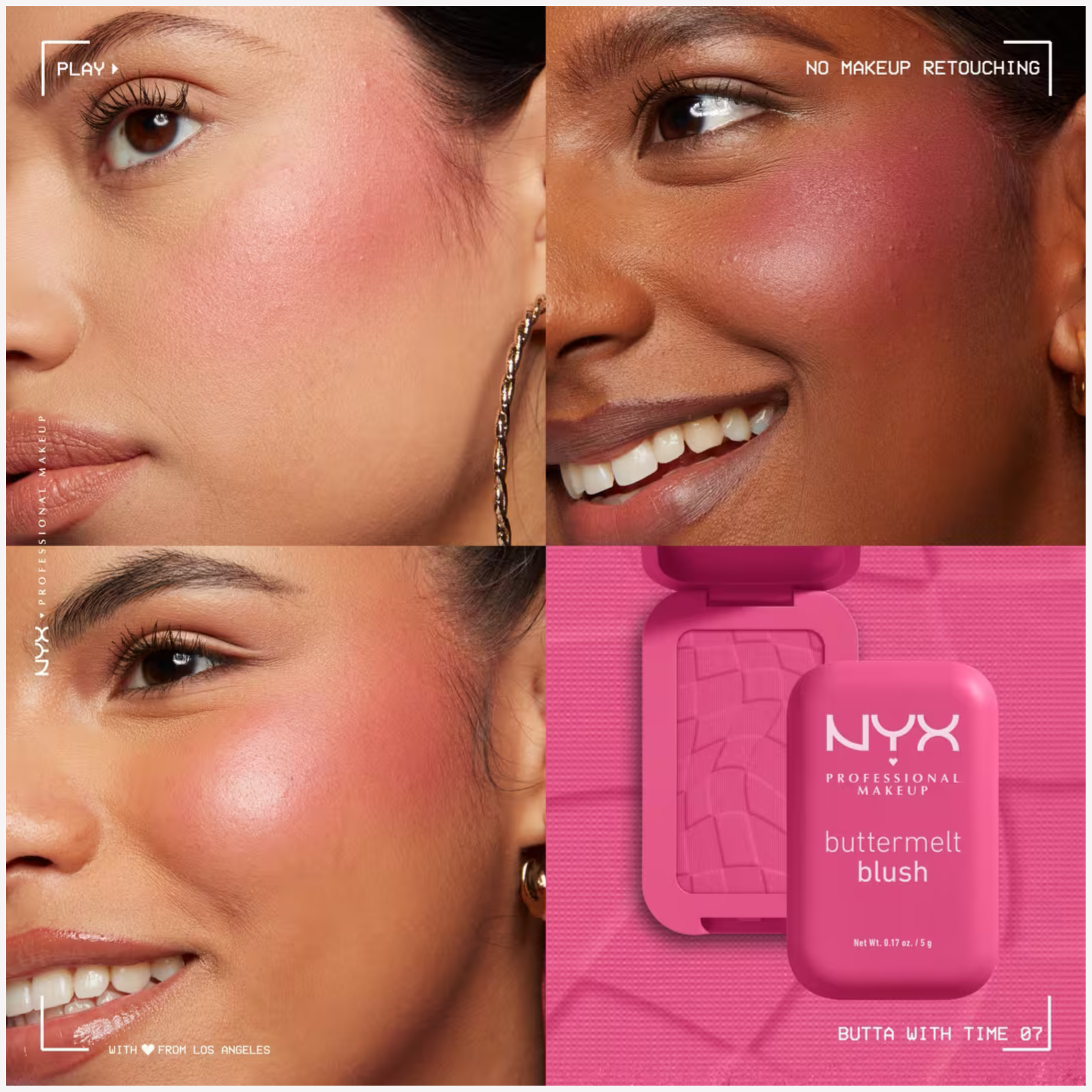 NYX Buttermelt Pressed Powder Blush - Butta With Time