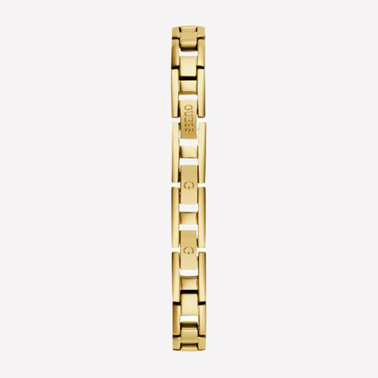 Guess Women Cutout Bracelet Analog Watch - Gold